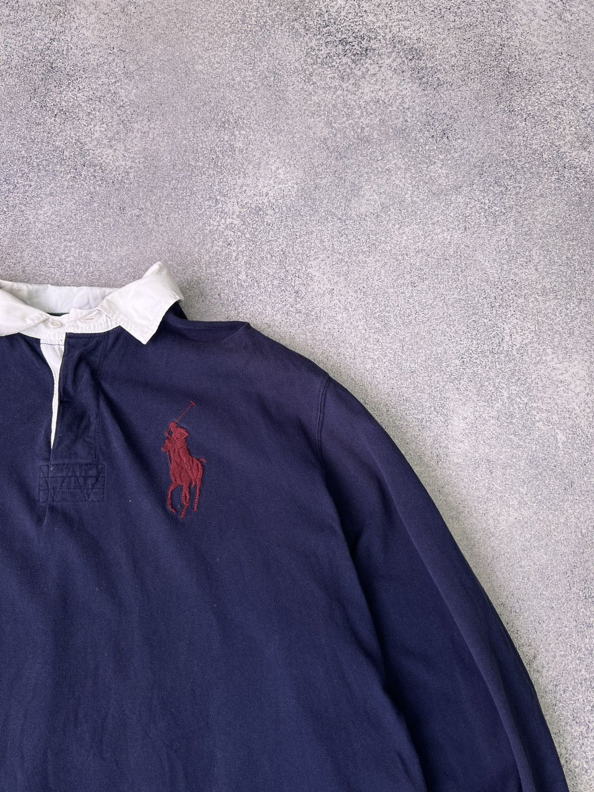 Polo Ralph Lauren × Vintage Vintage Polo Ralph Lauren Rugby Shirt Size US XXL / EU 58 / 5 - 4 Thumbnail