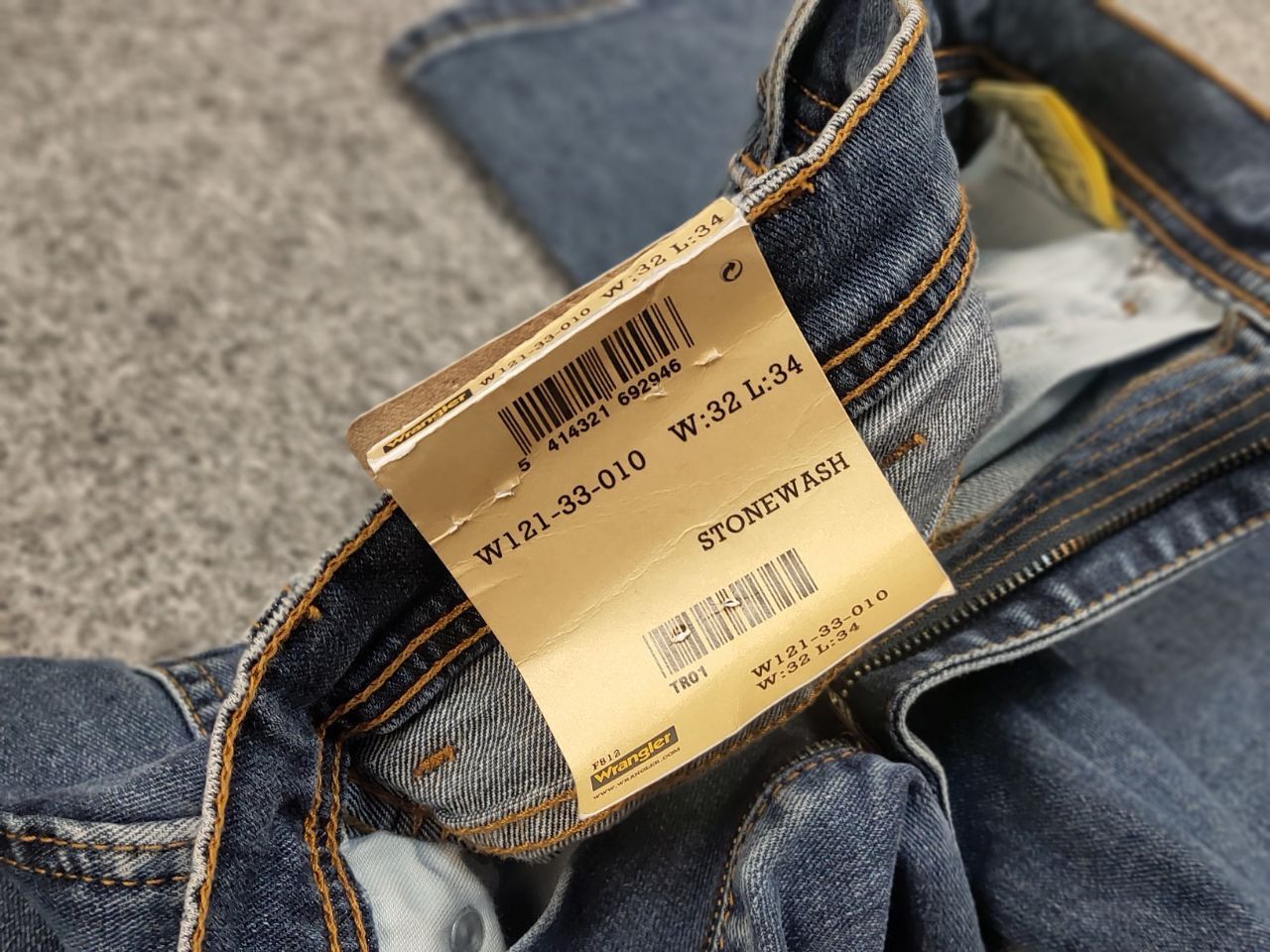 Wrangler Vintage Wrangler regular straight Stonewash Denim Jeans Size US 32 / EU 48 - 11 Thumbnail