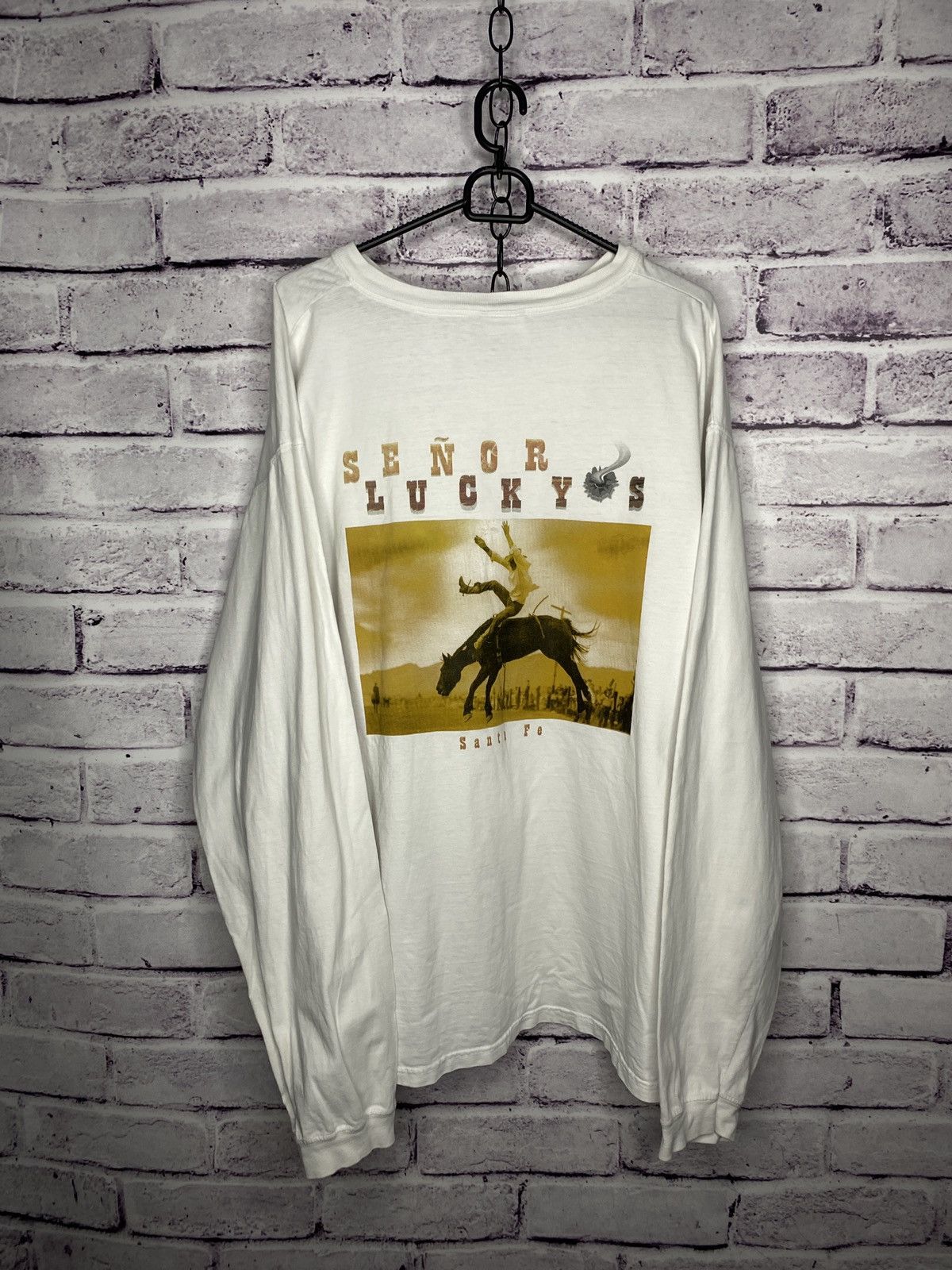 Other MENS Vintage 90s Long Sleeve Rodeo Senor Luckys Santi Fe Size US XXL / EU 58 / 5 - 1 Thumbnail