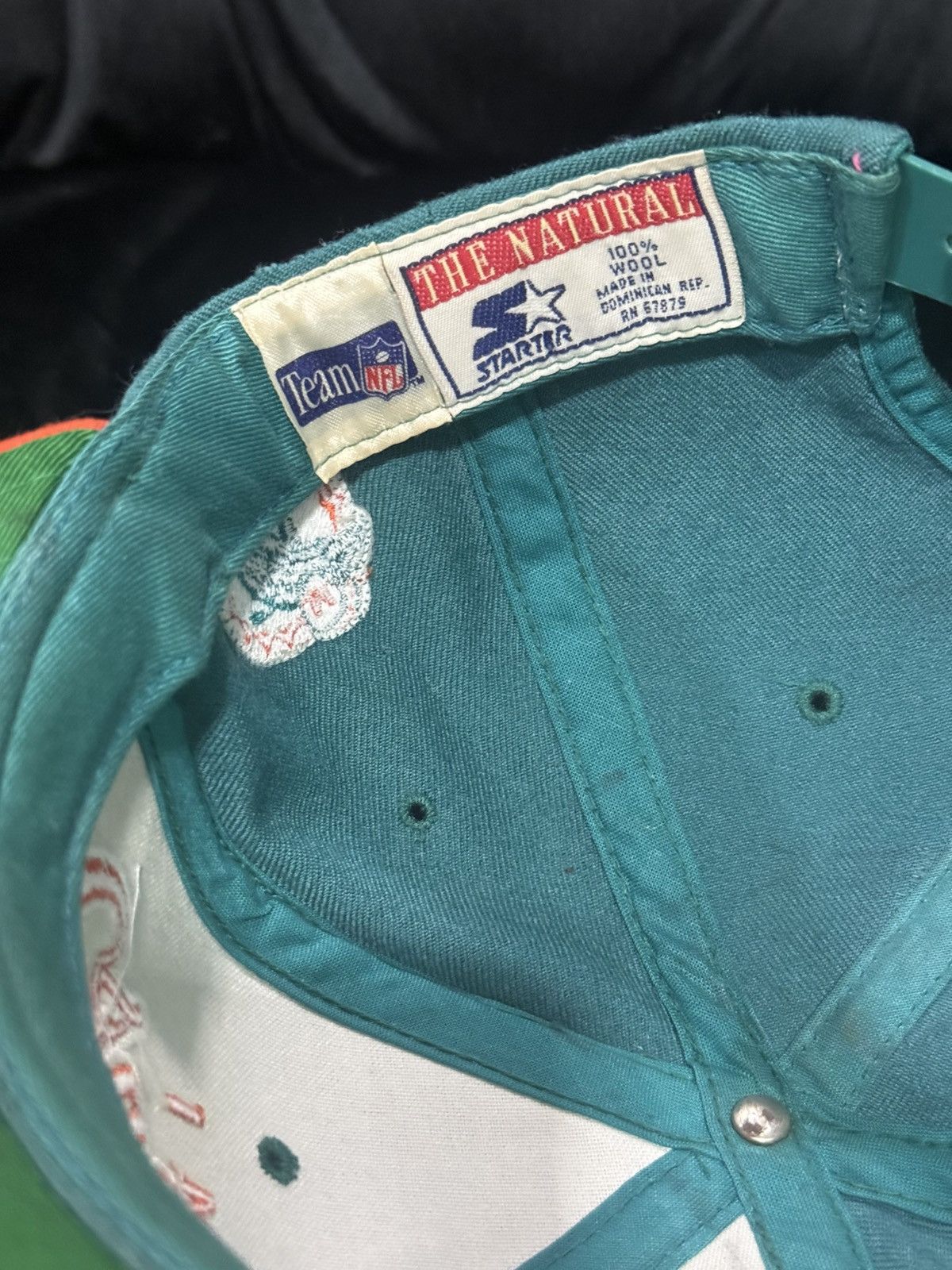 Starter Vintage 90s miami dolphins tailsweep starter snapback cap Size ONE SIZE - 6 Thumbnail