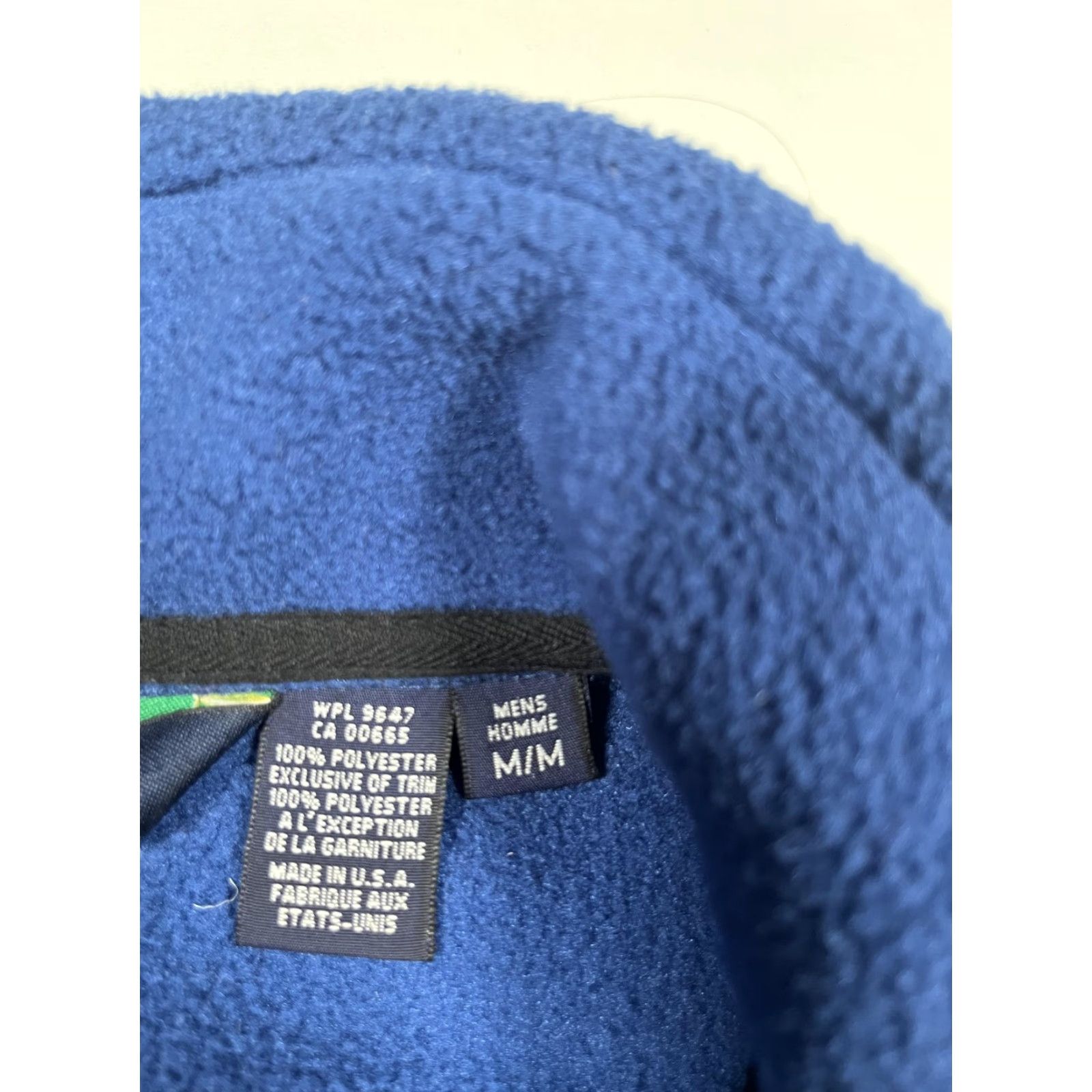 Eddie Bauer VINTAGE Eddie Bauer EBTEK Jacket Mens M Blue 1/4 Zip Fleece Pocket Zip Stand-Up Collar 90s USA Mens Size US M / EU 48-50 / 2 - 3 Thumbnail