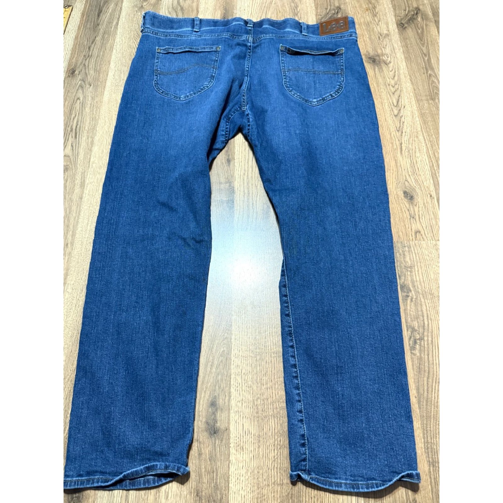 Lee Lee Jeans Men's 42/30 Blue Denim Slim Straight Pockets Size US 42 / EU 58 - 2 Thumbnail