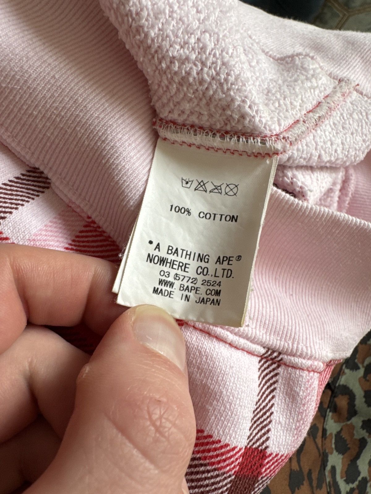 Bape A Bathing Ape Red Checkered Full Zip Hoodie - Size M Size US M / EU 48-50 / 2 - 10 Thumbnail