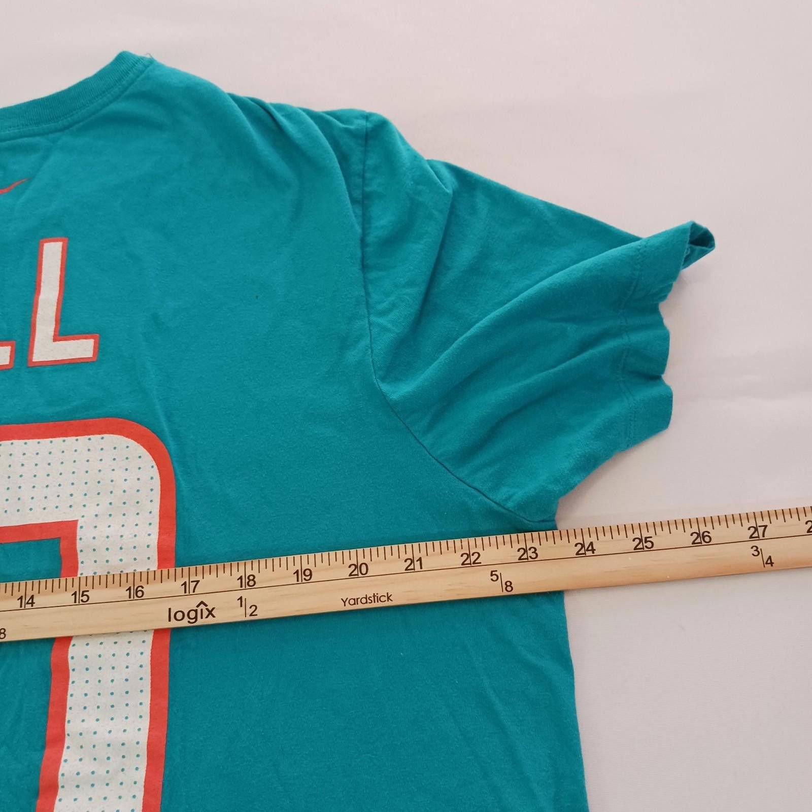 Nike Miami Dolphins T-Shirt Men's XL Green HILL # 17 The Nike Tee Size ONE SIZE - 5 Thumbnail