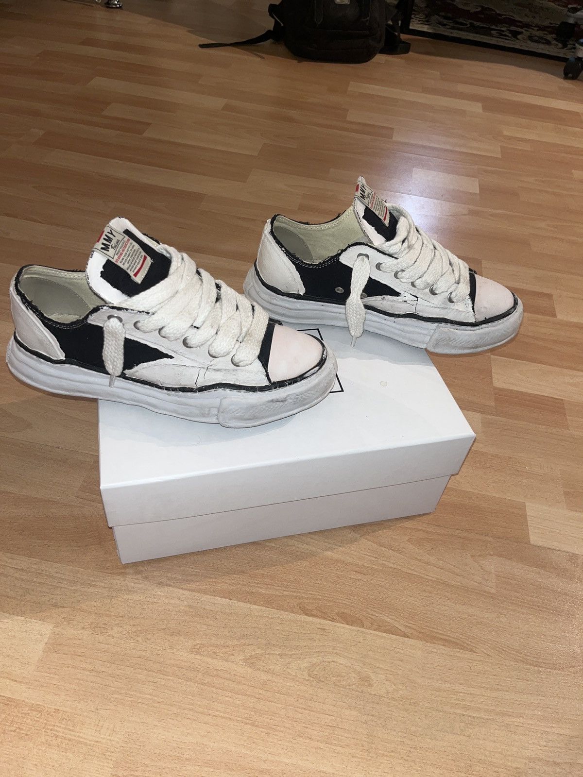 Maison MIHARA YASUHIRO Mihara Yasuhiro Peterson Low Canvas Sneakers - Hand-Painted Size US 10 / EU 43 - 7 Thumbnail
