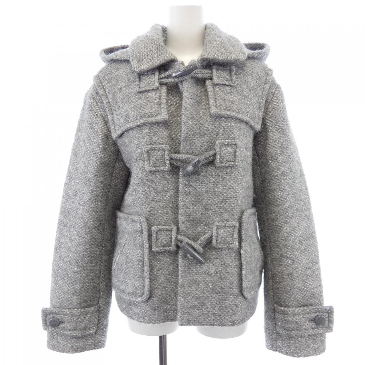 Chanel Chanel Chanel P71170V62673 Wool Coat Textile Outerwear P71170V62673 DUTY FREE for USA Size ONE SIZE - 1 Thumbnail