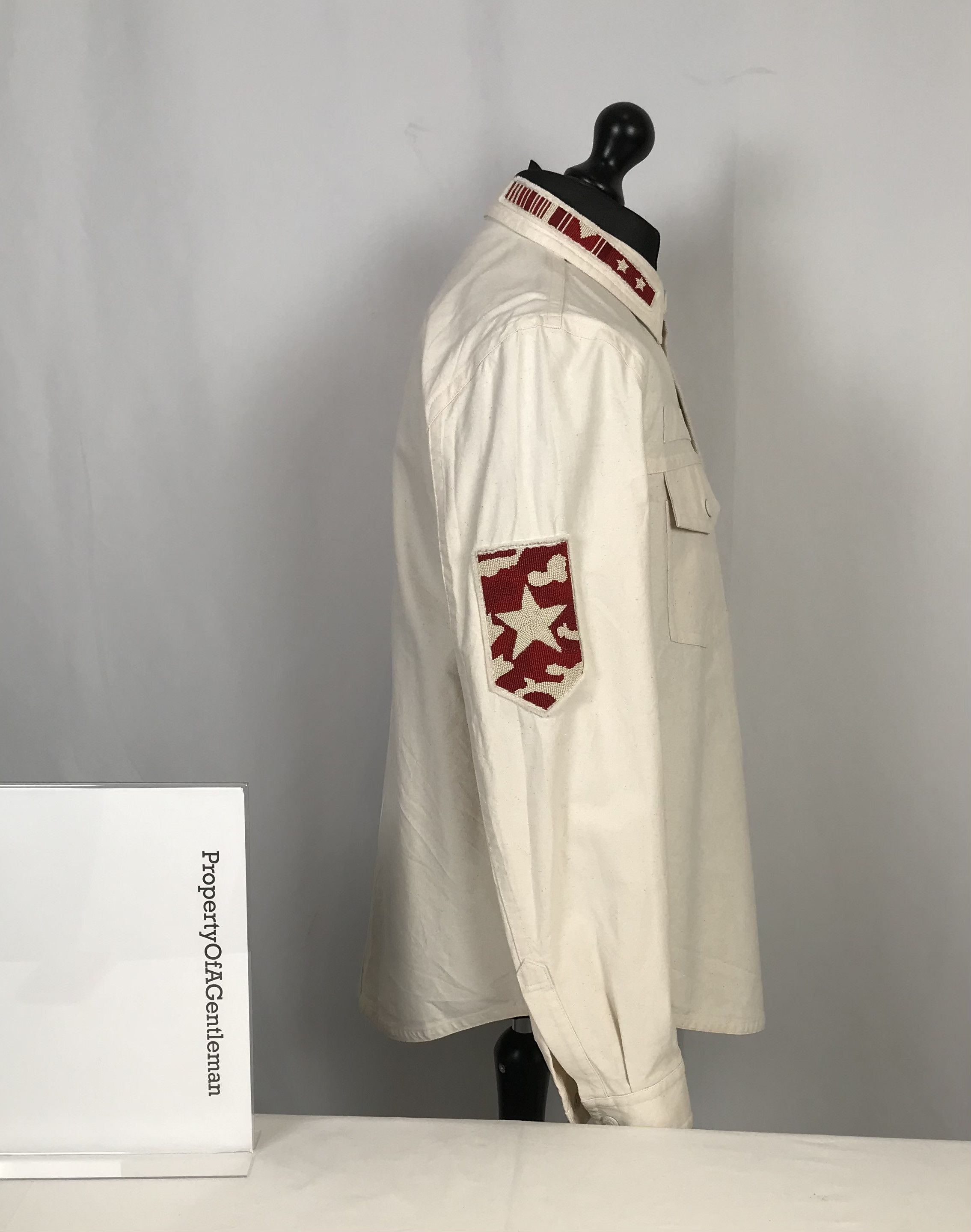 Valentino Valentino Embroidered Denim Jacket Size US L / EU 52-54 / 3 - 2 Thumbnail