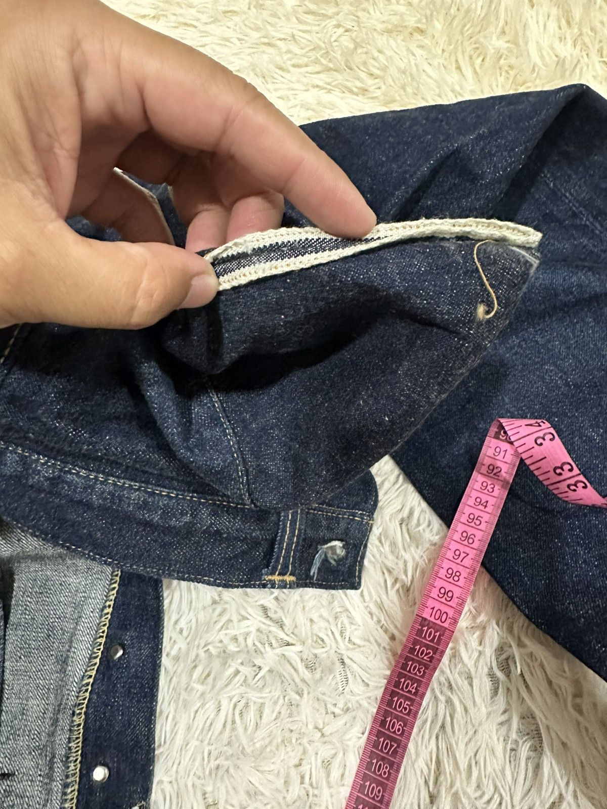 Warehouse & Co. Vintage Warehouse & Co Selvedge Buckle Back Size US 30 / EU 46 - 16 Thumbnail