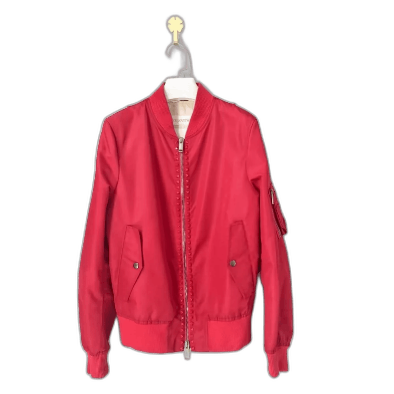 Valentino Valentino Red Studded Jacket-yf Size US L / EU 52-54 / 3 - 1 Thumbnail