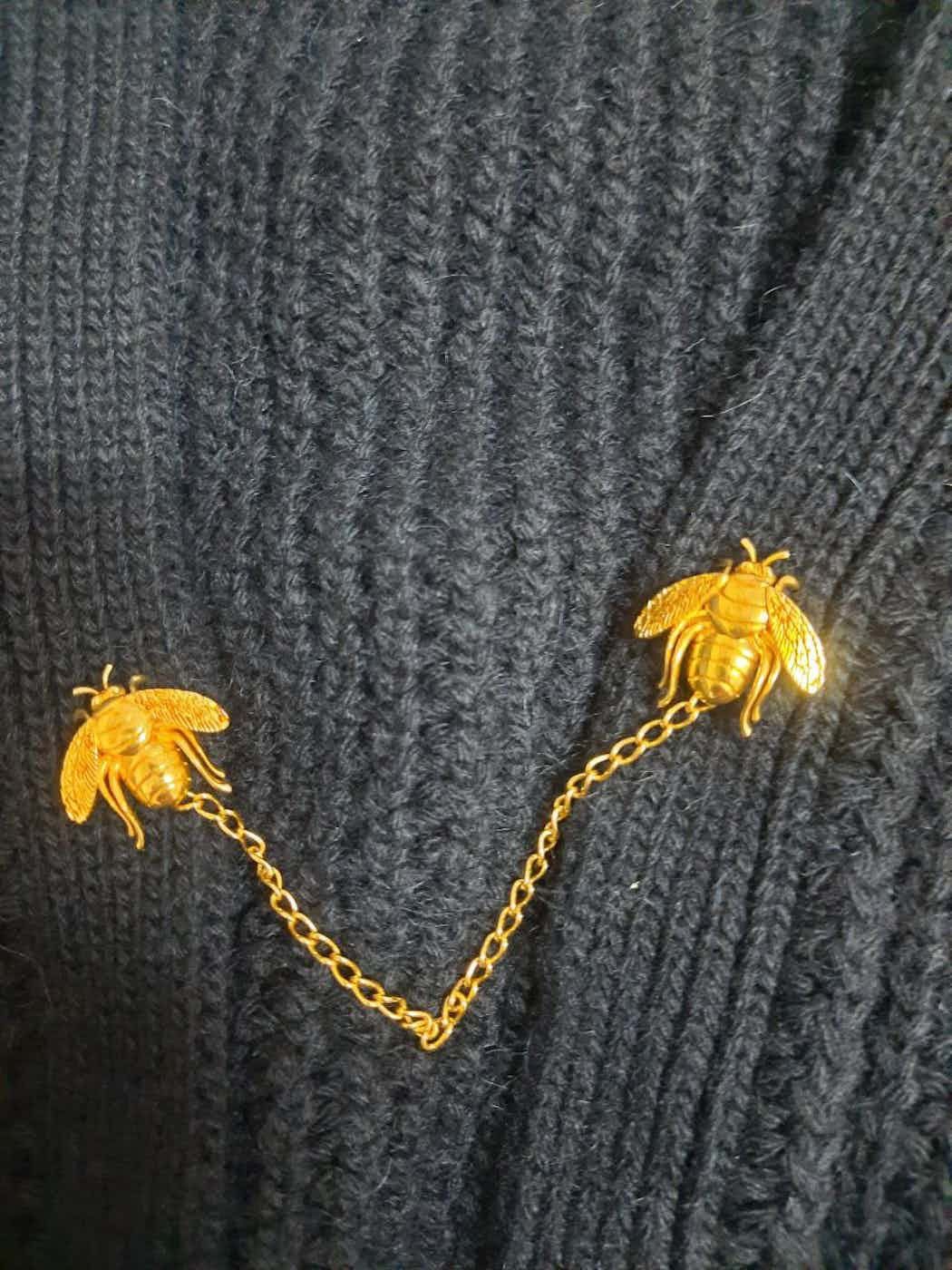 Dior Bee Wool and Alpaca Chunky Cardigan Size US M / EU 48-50 / 2 - 8 Thumbnail