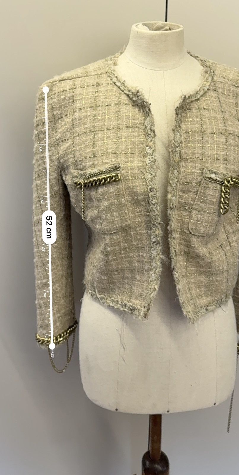 R13 R13 Square Shoulder Tweed Jacket - RP.2350€ Size M / US 6-8 / IT 42-44 - 22 Thumbnail
