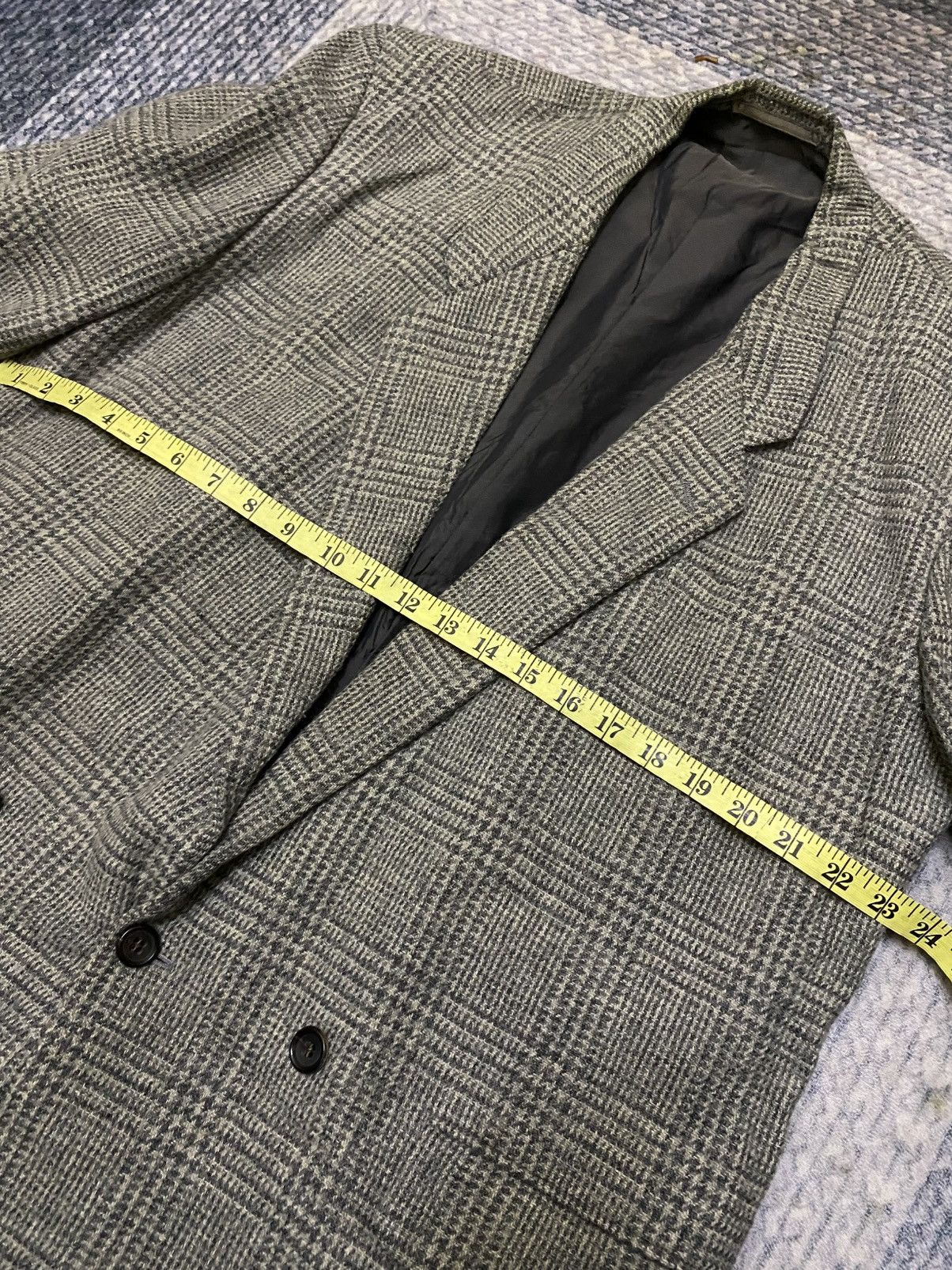 Comme des Garcons Homme LATE 80s, AD 1989 CDG HOMME TWEED TWILL BLAZER Size US M / EU 48-50 / 2 - 11 Thumbnail