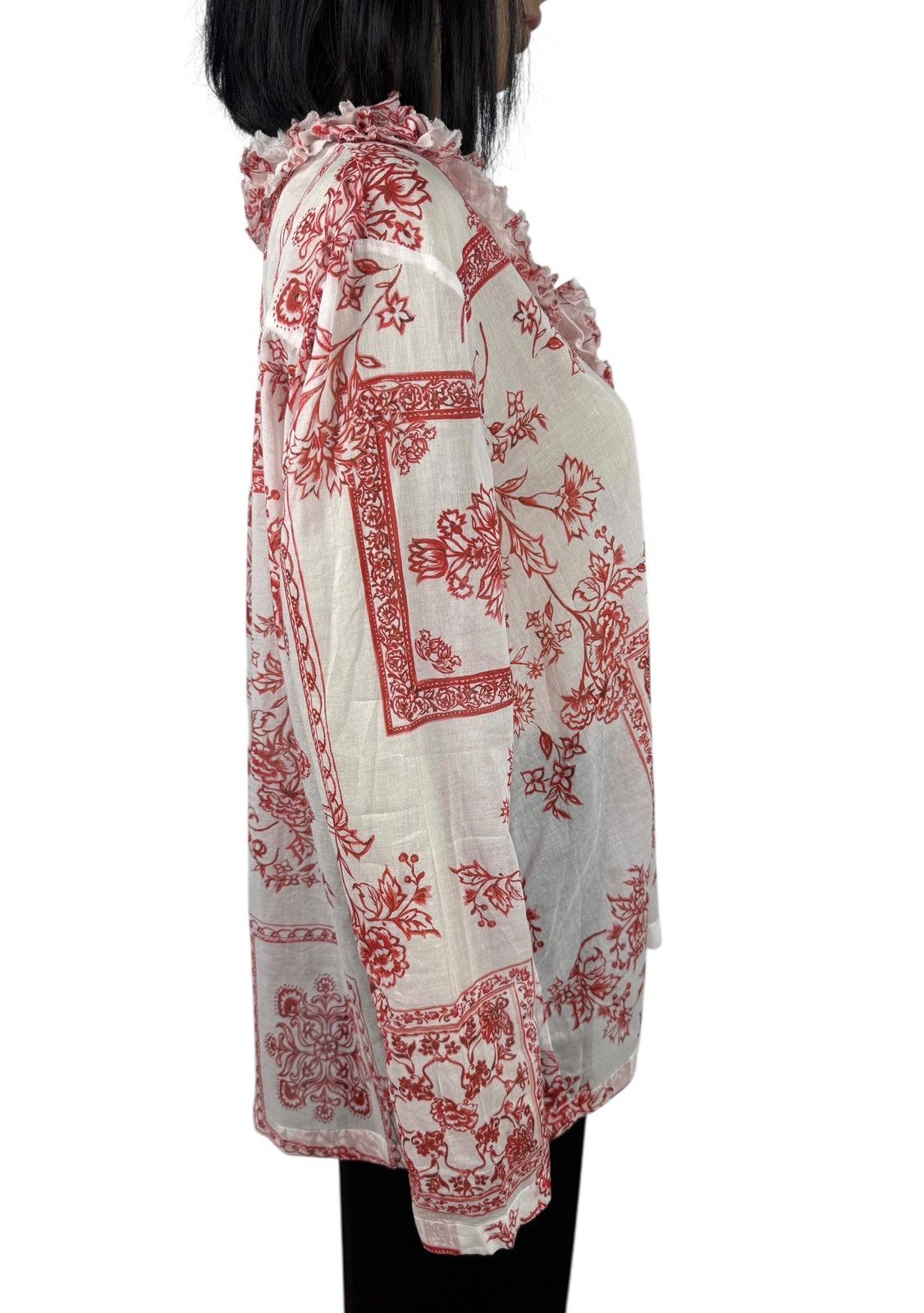 Other Semicouture Printed Floral Blouse Cotton size 44 Size M / US 6-8 / IT 42-44 - 9 Thumbnail