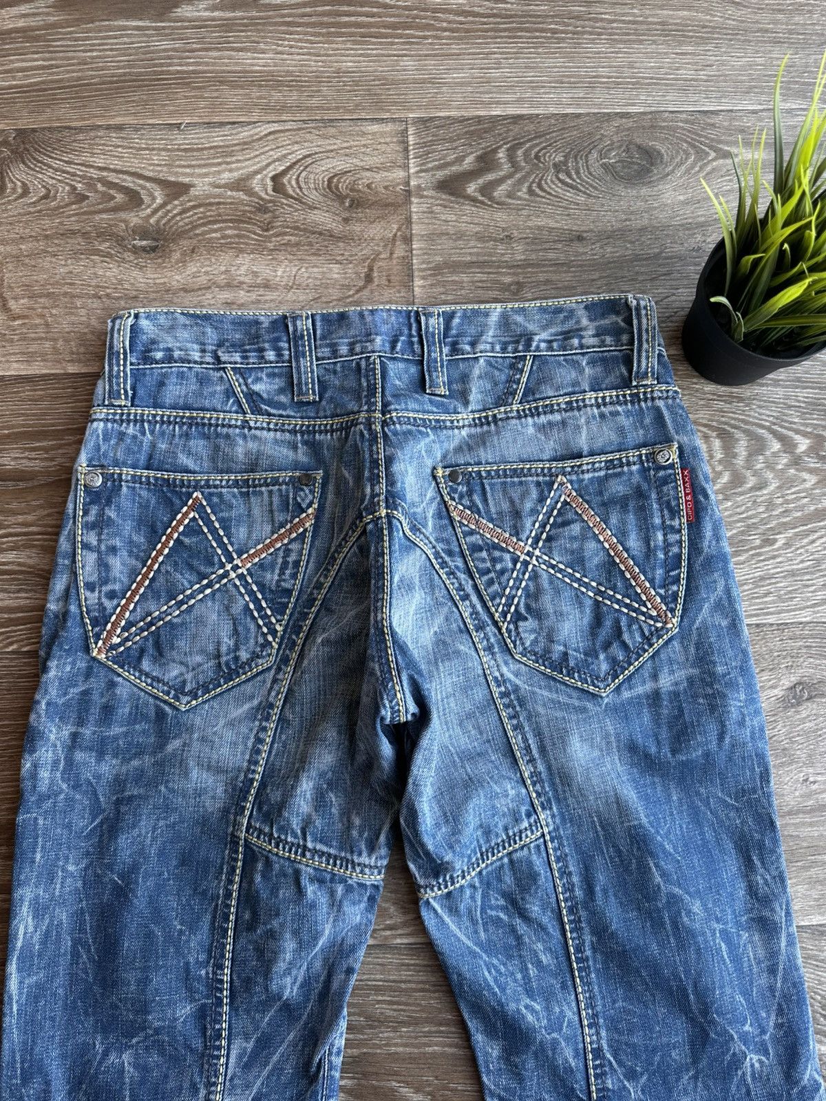 Le Grande Bleu (L.G.B.) 🔥 Cipo Baxx Crazy Y2K Jeans Denim LGB If Six Was Nine Japan Size US 29 - 4 Thumbnail