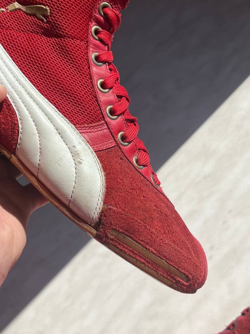 Puma × Vintage Puma Vintage Boxer Schattenboxen High Sneakers Shoes Racing Size US 8 / EU 41 - 10 Thumbnail