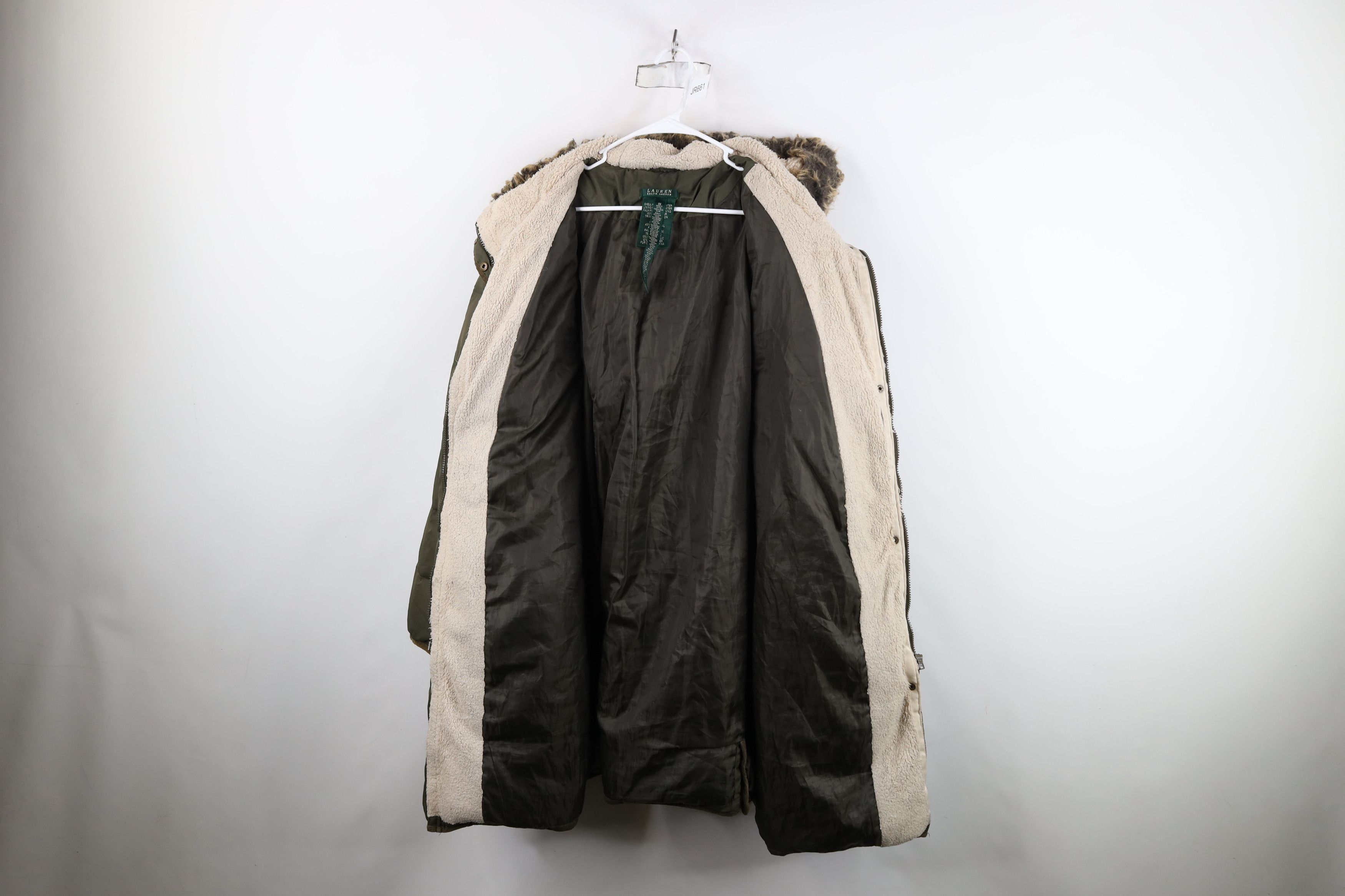 Ralph Lauren Vintage Ralph Lauren Duck Down Hooded Puffer Jacket Green Size 3XL / US 20-22 - 11 Thumbnail
