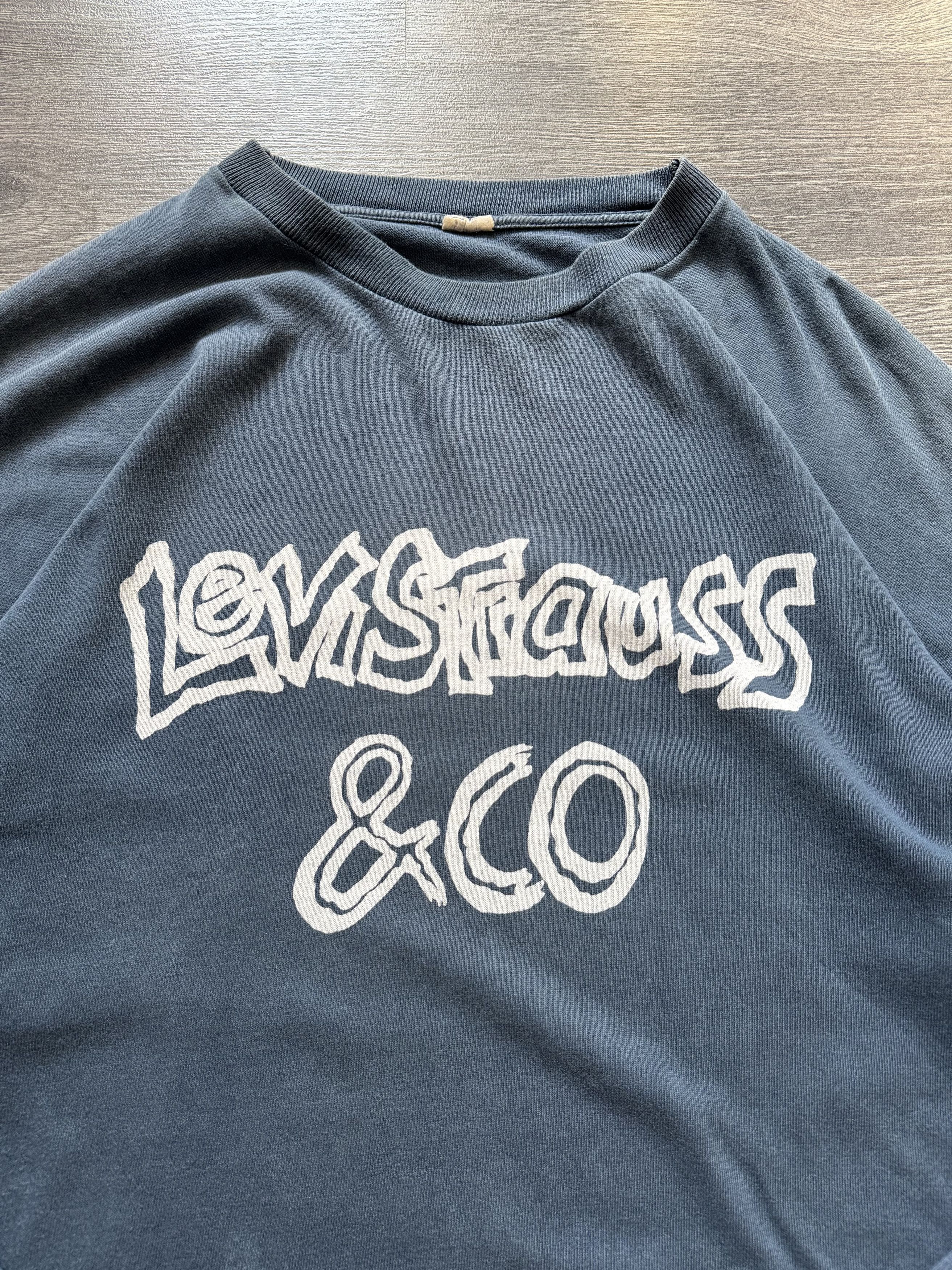 Levi's × Levi's Vintage Clothing × Vintage Levis 90s Trashed Sun Faded Sweatshirt Long Sleeve Size US XL / EU 56 / 4 - 4 Thumbnail
