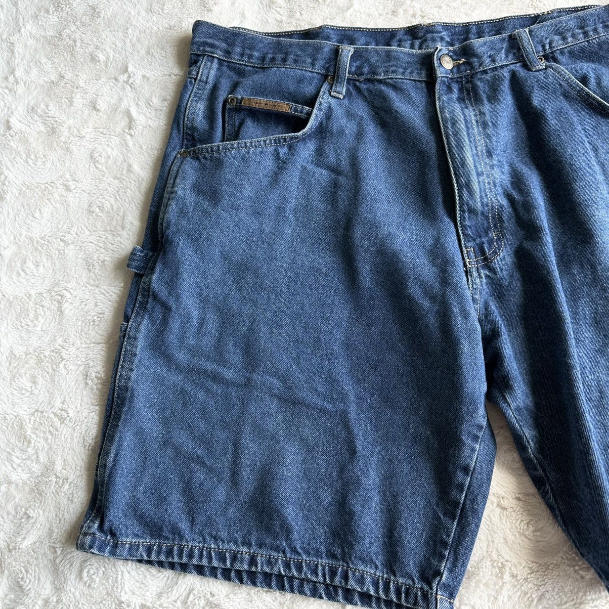 Walls Walls Denim Shorts Jorts Mens 40 *Tag 42 Blue Carpenter Y2K Size US 40 / EU 56 - 6 Thumbnail