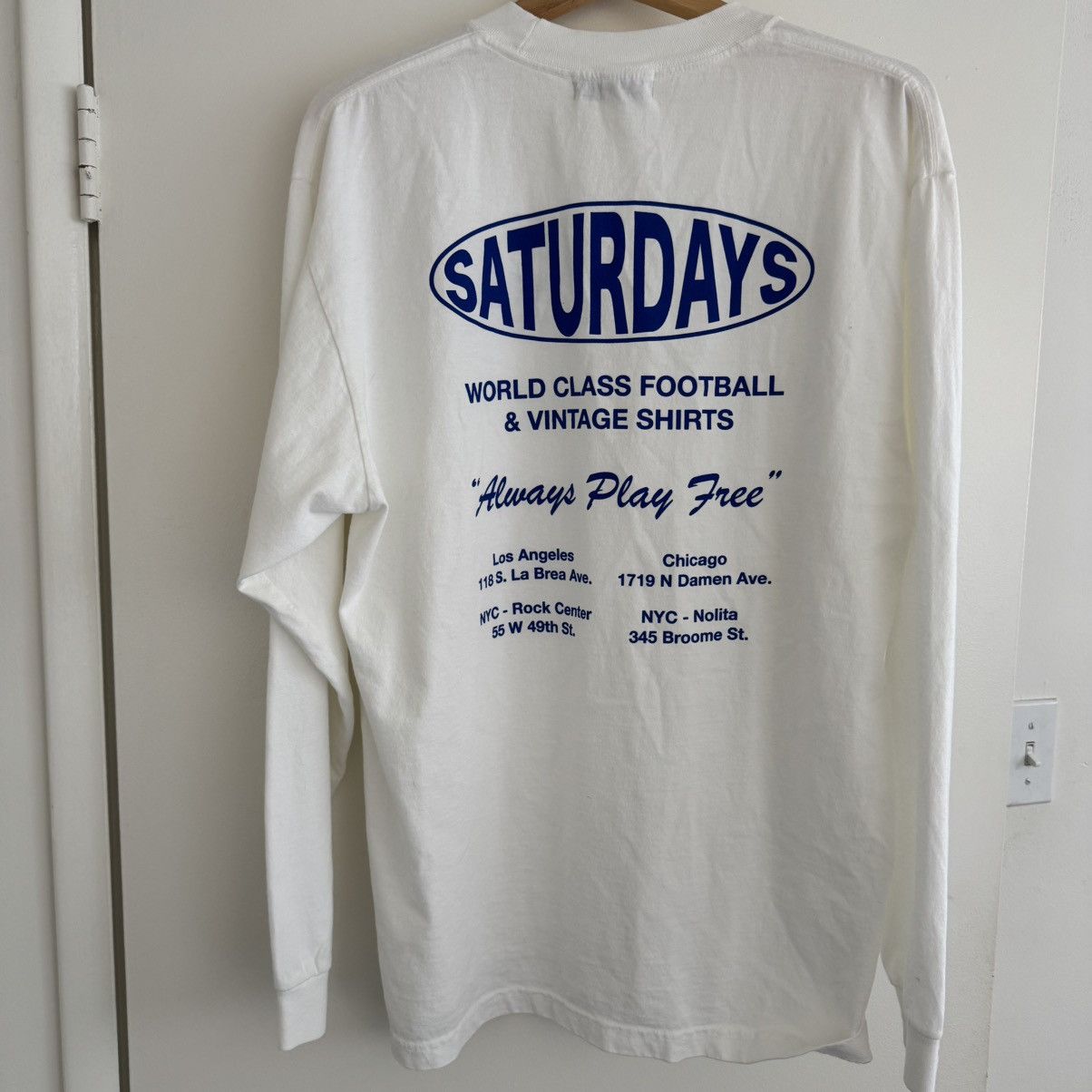 Vintage Saturdays Football long sleeve T Size US L / EU 52-54 / 3 - 1 Thumbnail