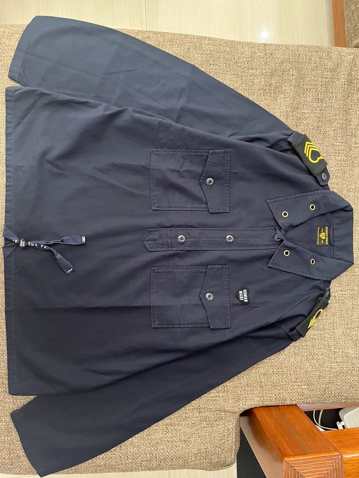 Human Made Human Made Military Jacket with Shoulder Patches Size US XXL / EU 58 / 5 - 1 Thumbnail
