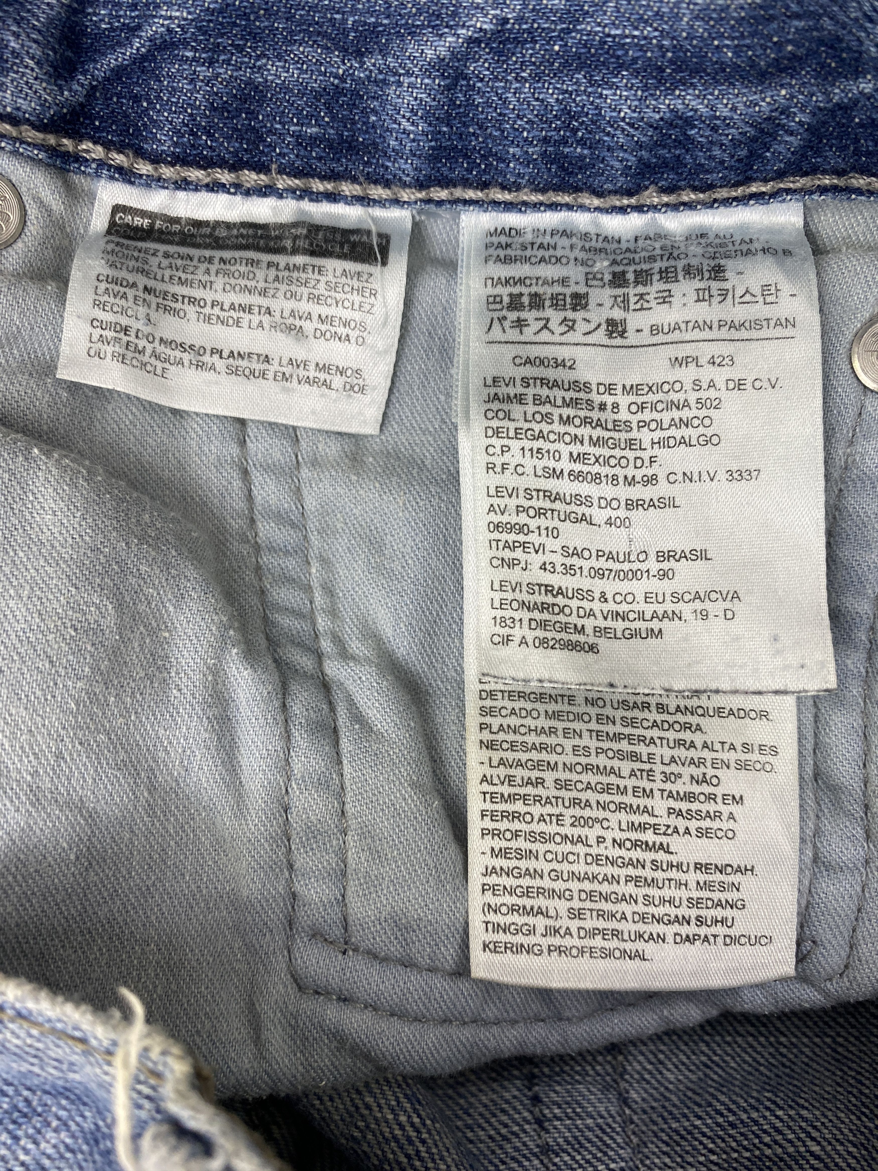 Levi's × Vintage Splatter Paint Vintage Levis 514 Jeans Size US 31 - 7 Thumbnail