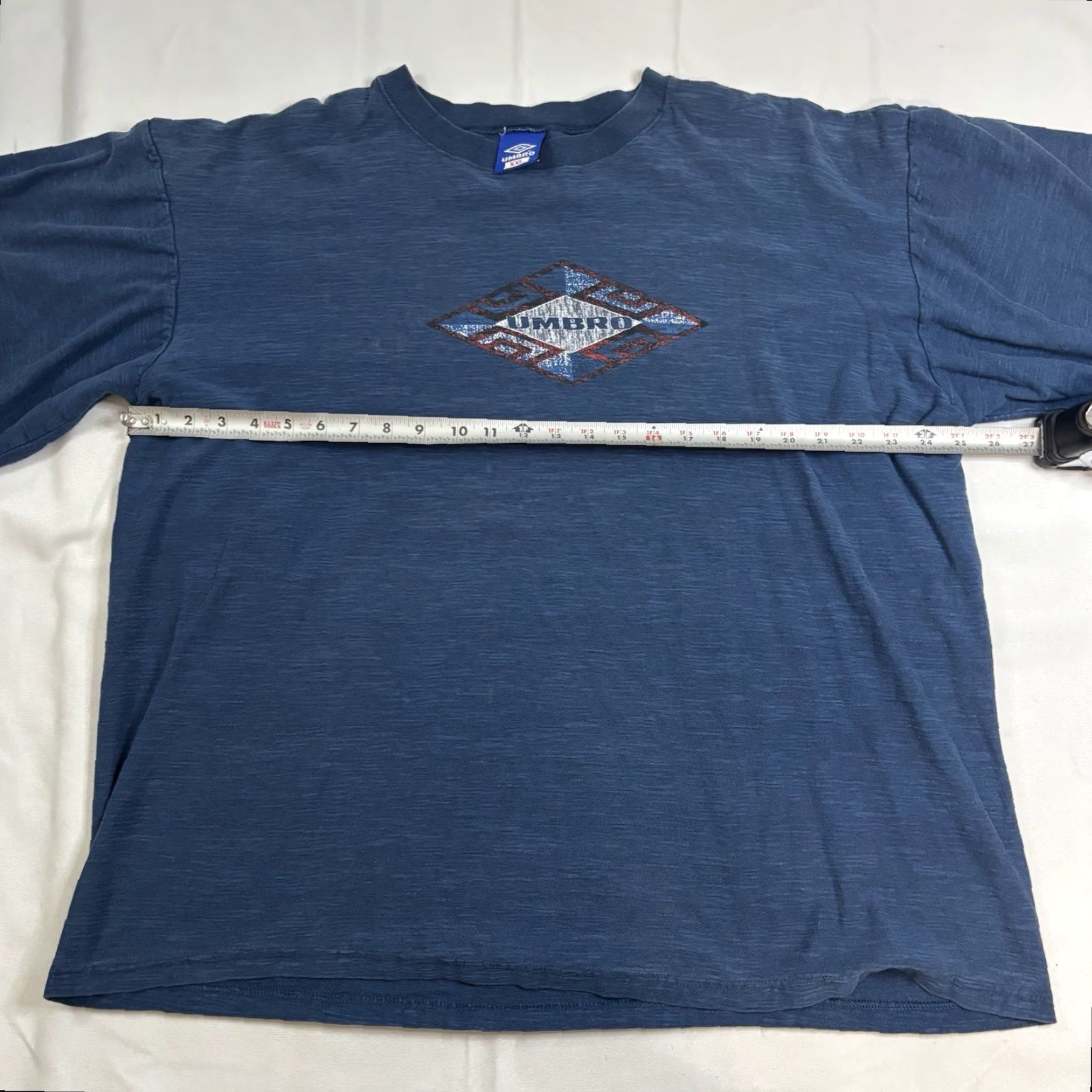 Umbro VINTAGE Umbro T-Shirt Men’s 2XL Blue 90s Soccer Center Logo Mens Size US XXL / EU 58 / 5 - 4 Thumbnail