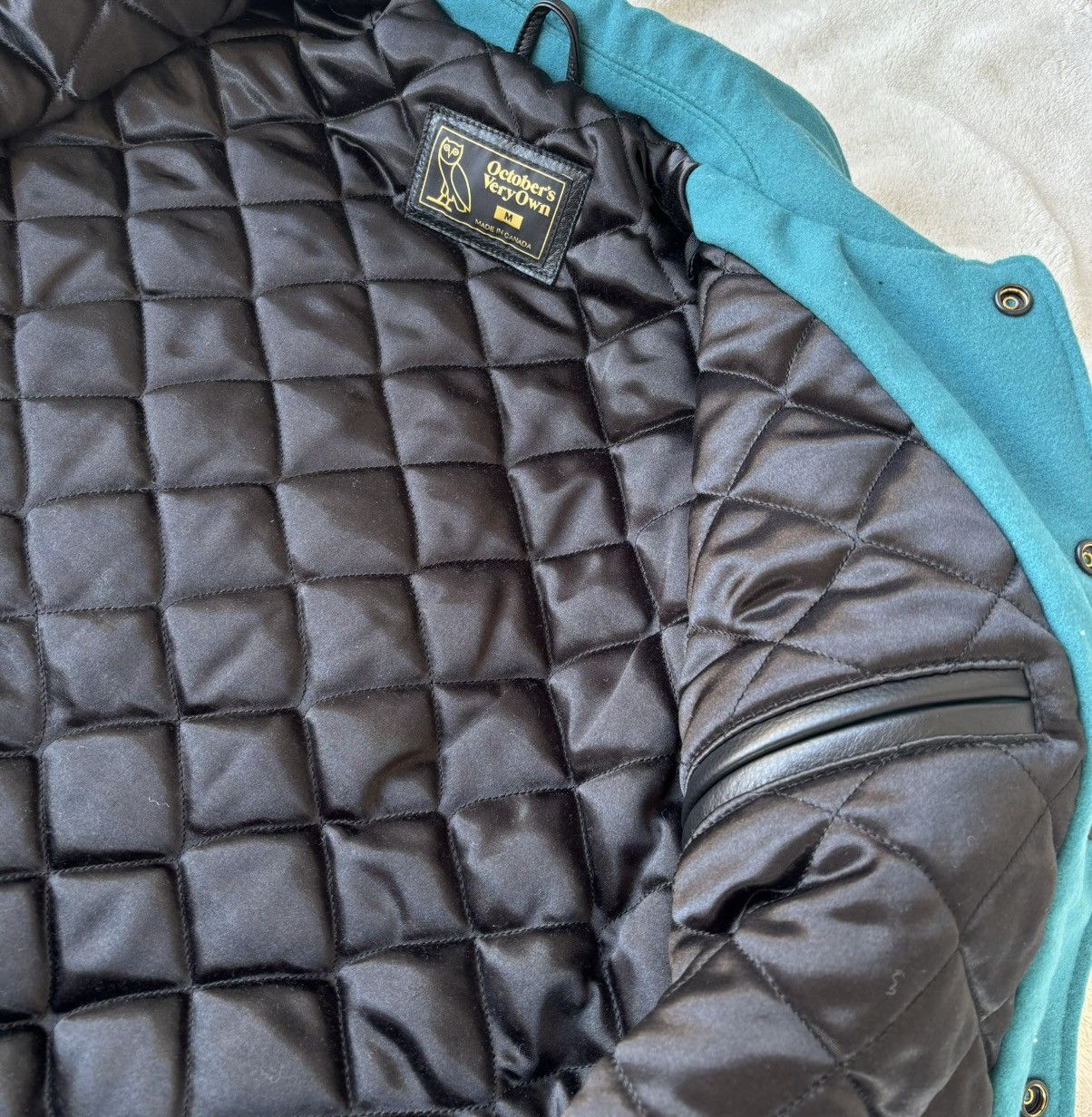 October's Very Own OVO x Cambridge University Teal Varsity Jacket Size US XXL / EU 58 / 5 - 8 Thumbnail