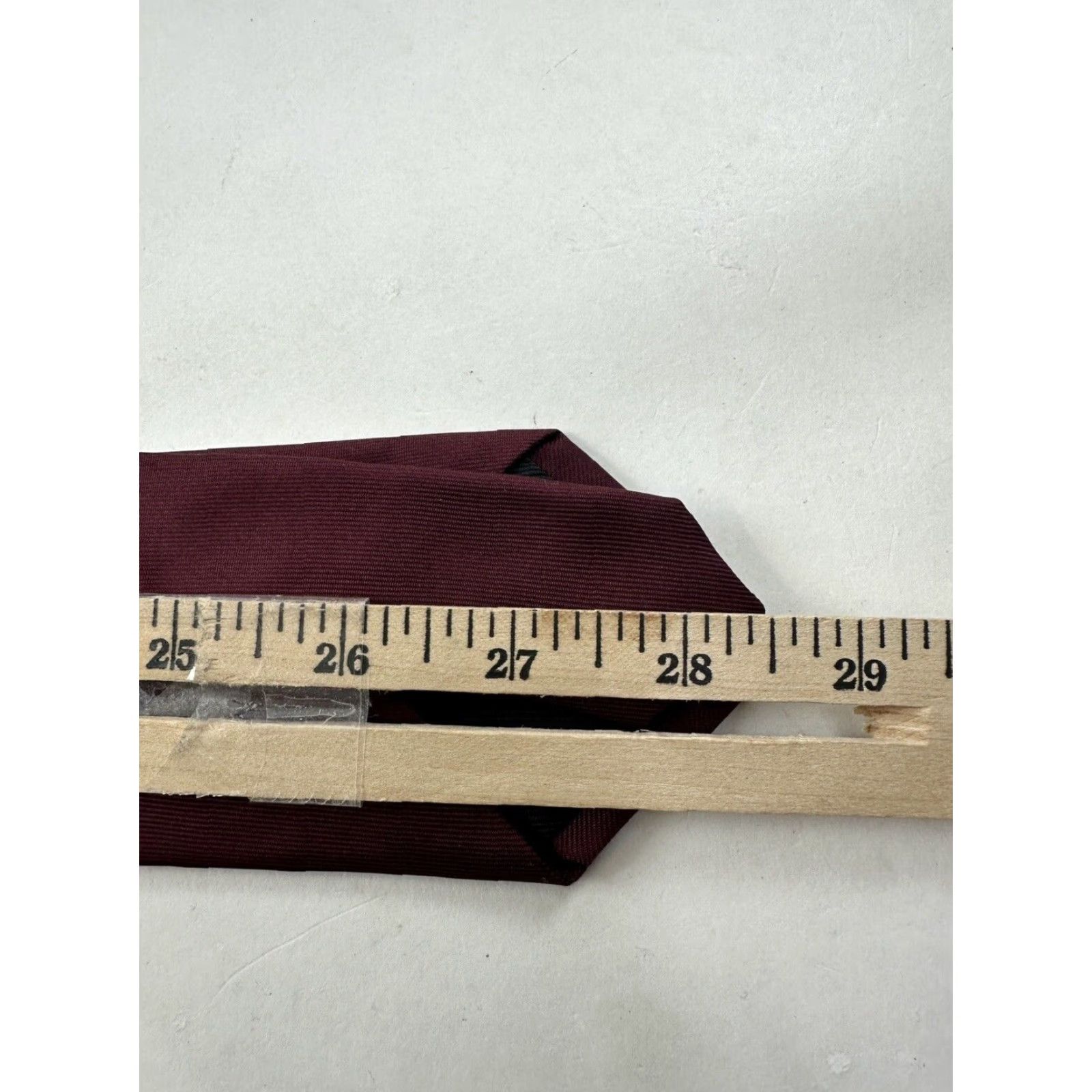 Ben Sherman Ben Sherman Tie Mens Red One Size Skinny 57-60 Classic Adjustable Designer Celebrity Preppy Size ONE SIZE - 3 Thumbnail