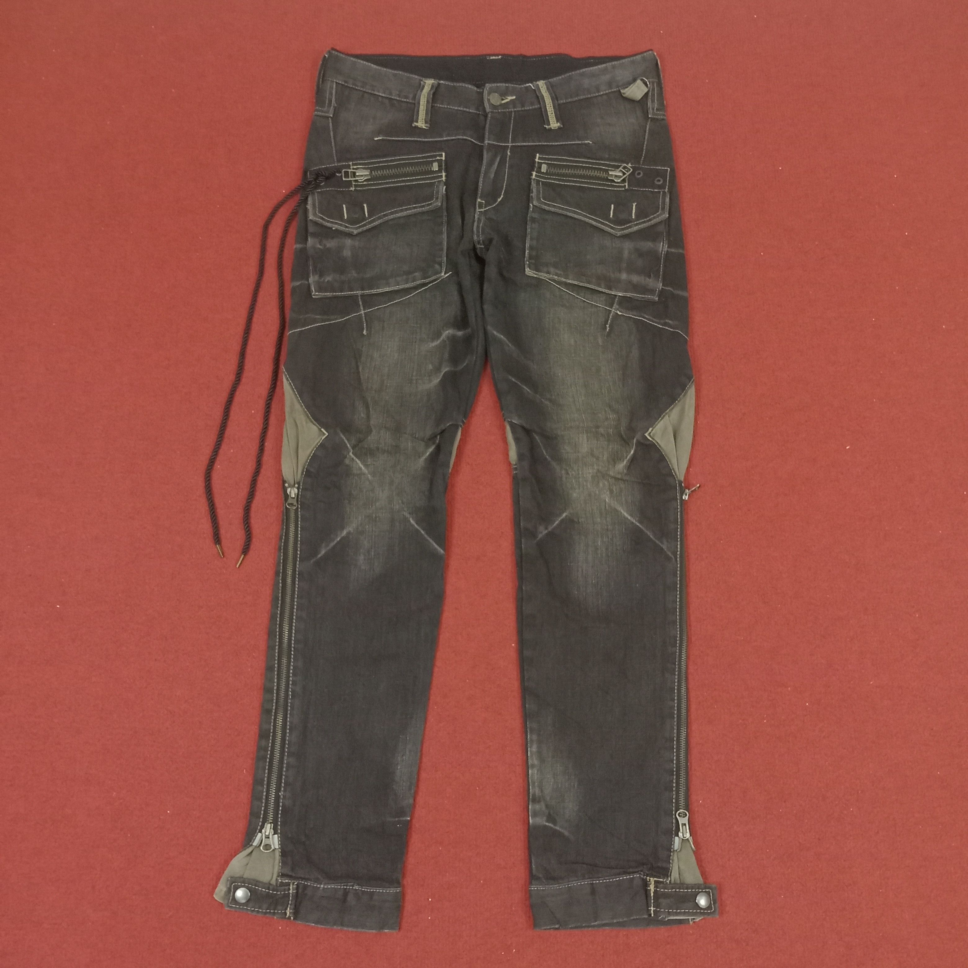 PPFM PPFM Japanese Streetwear Rock Punk Style Jeans Pants Size US 32 / EU 48 - 1 Thumbnail