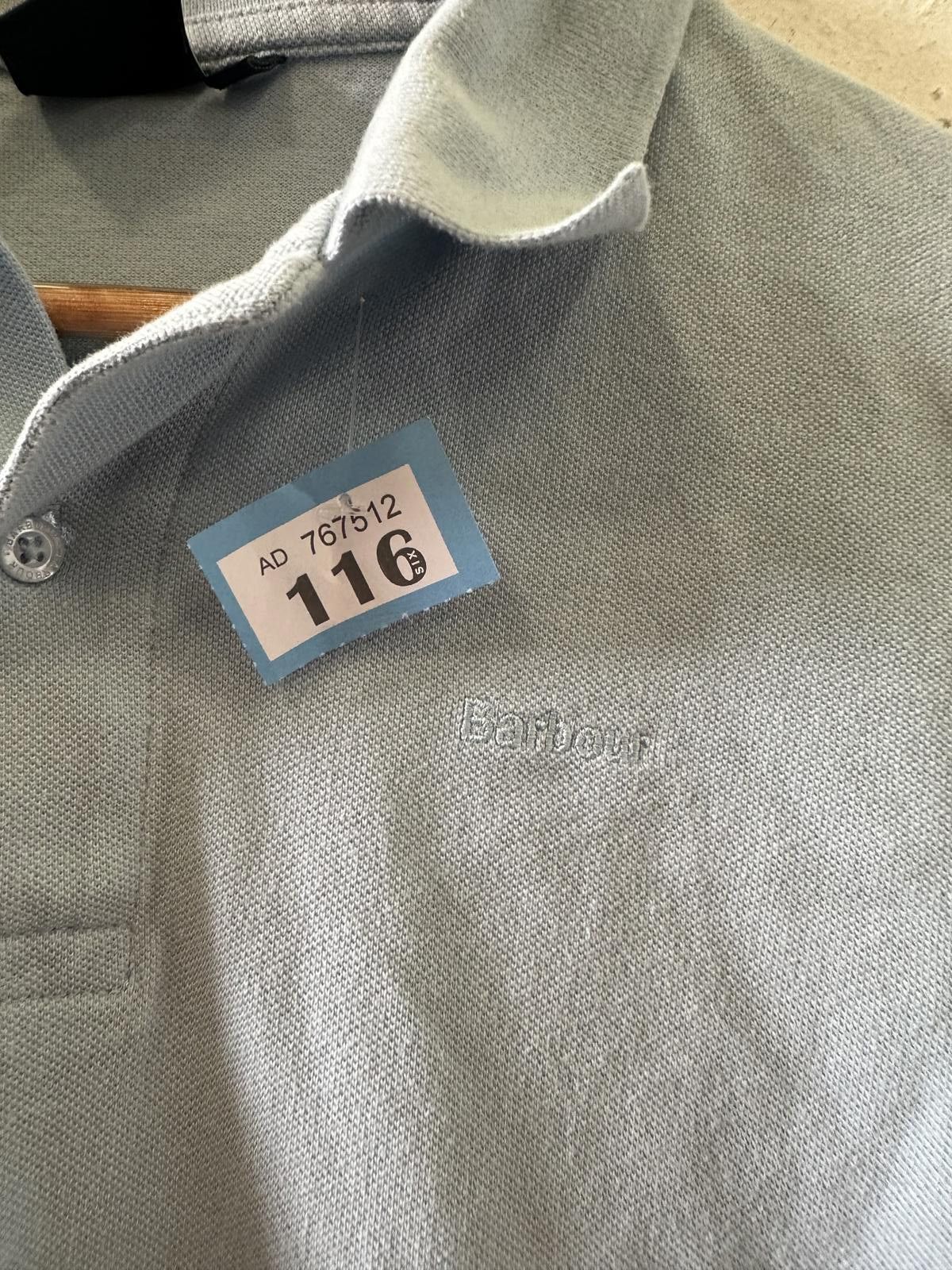 Barbour Barbour Light Blue Men's Polo Shirt Medium Size US M / EU 48-50 / 2 - 2 Thumbnail