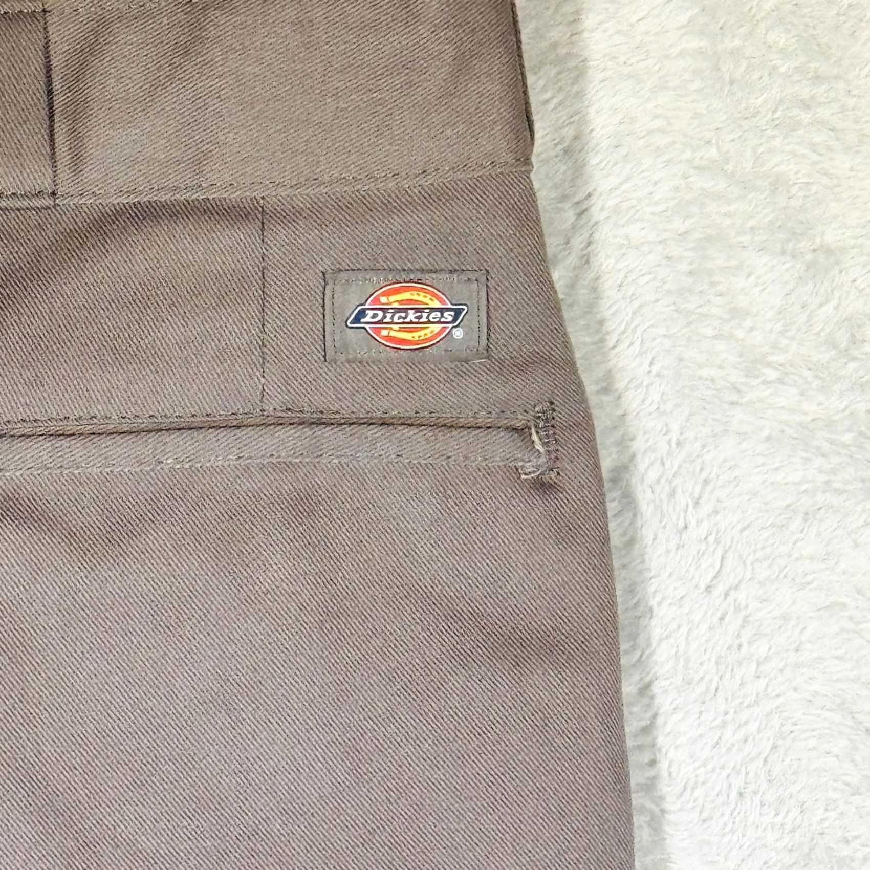 Dickies Dickies Pants Boys XL Chino Twill Gray 40x30 Regular Zip Front Pockets Logo Vintage No Mens Boys 40in 30in Size US 36 / EU 52 - 7 Thumbnail