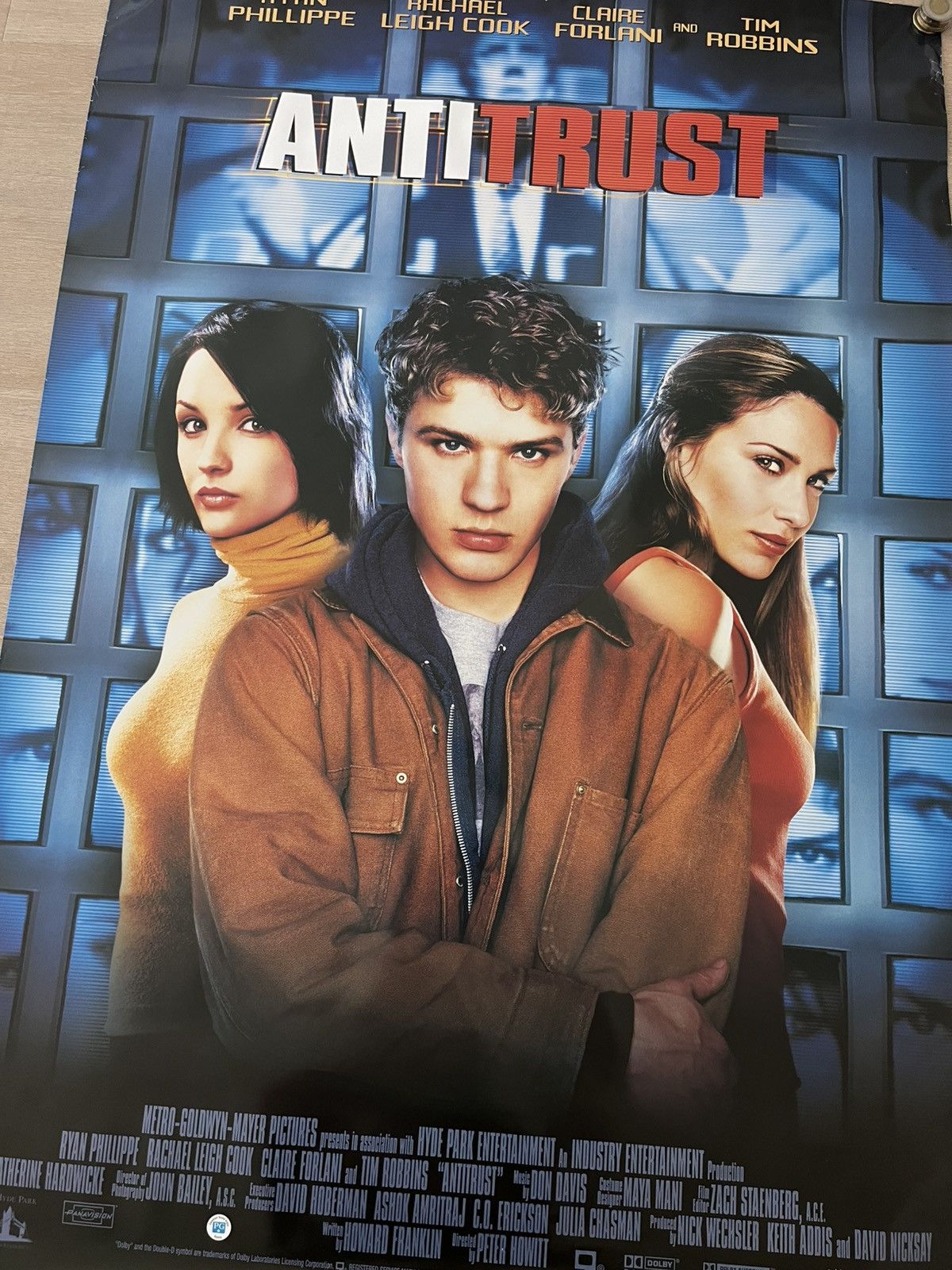 Vintage Vintage 2000 AntiTrust Official Movie promo Poster Size ONE SIZE - 2 Thumbnail