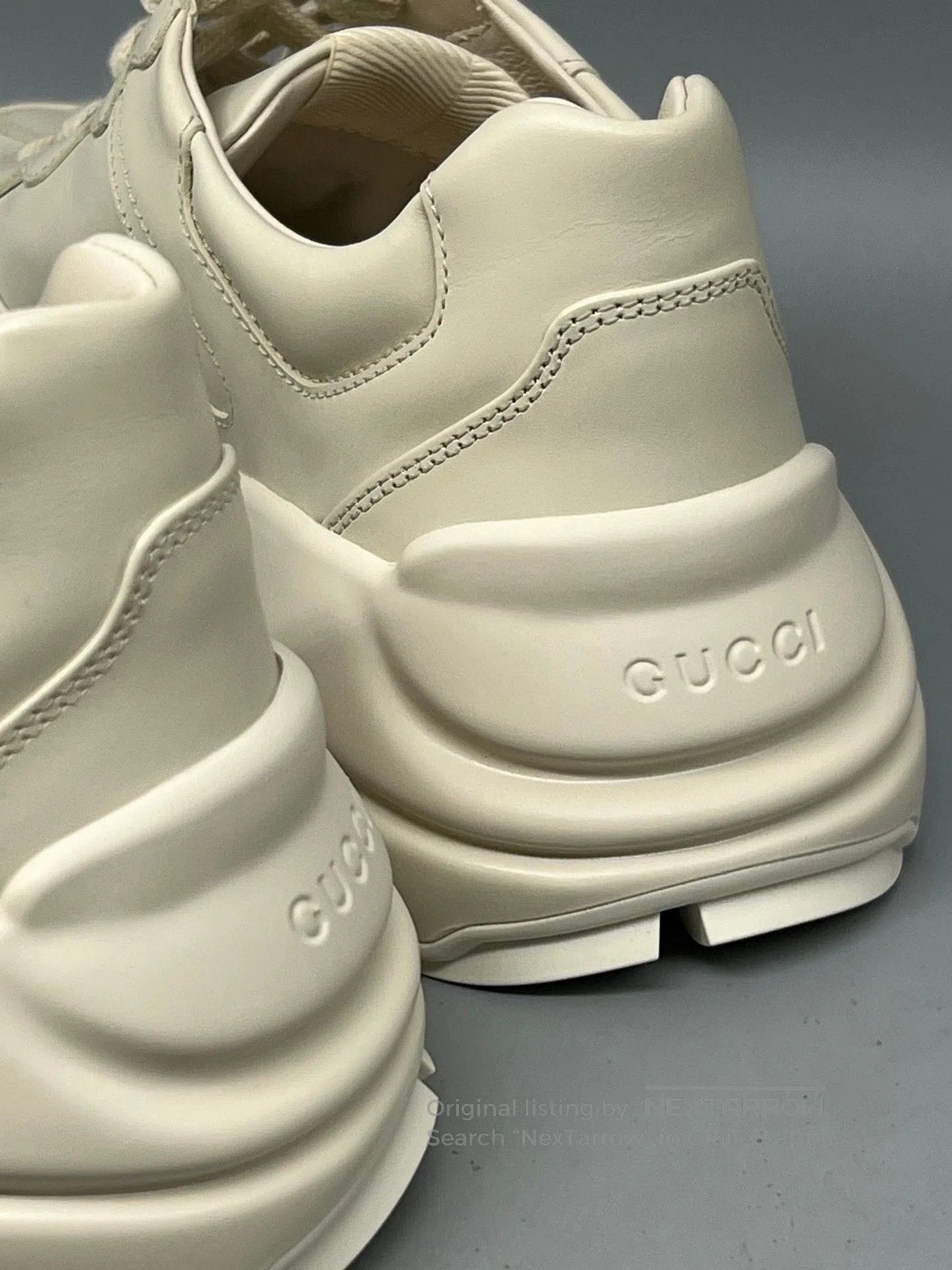 Gucci gucci rhyton beige leather dad shoes. Size US 7.5 / EU 40-41 - 5 Thumbnail