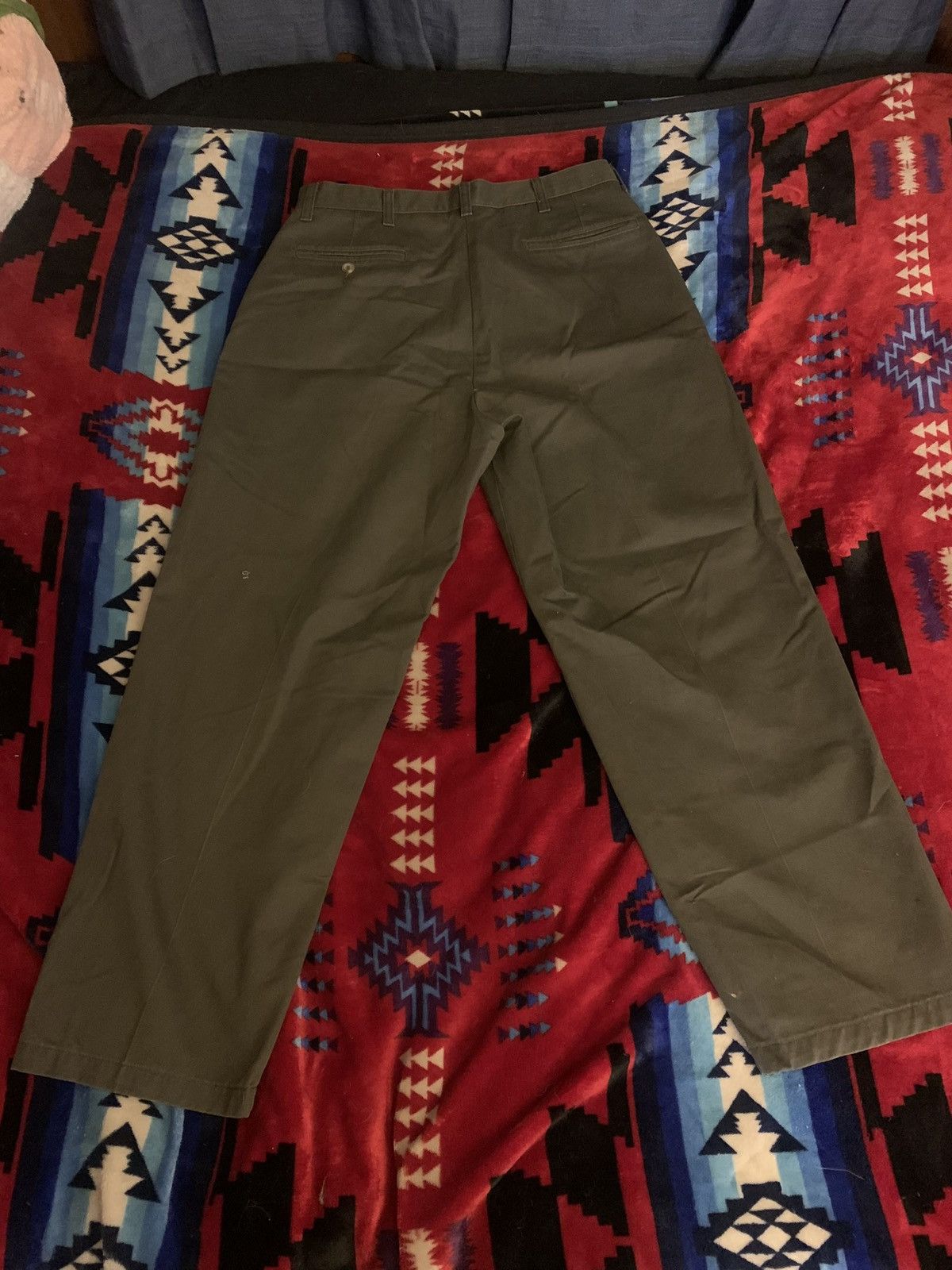 Wrangler Wrangler 5 star brown khaki wide leg skater trousers Size US 34 / EU 50 - 2 Thumbnail