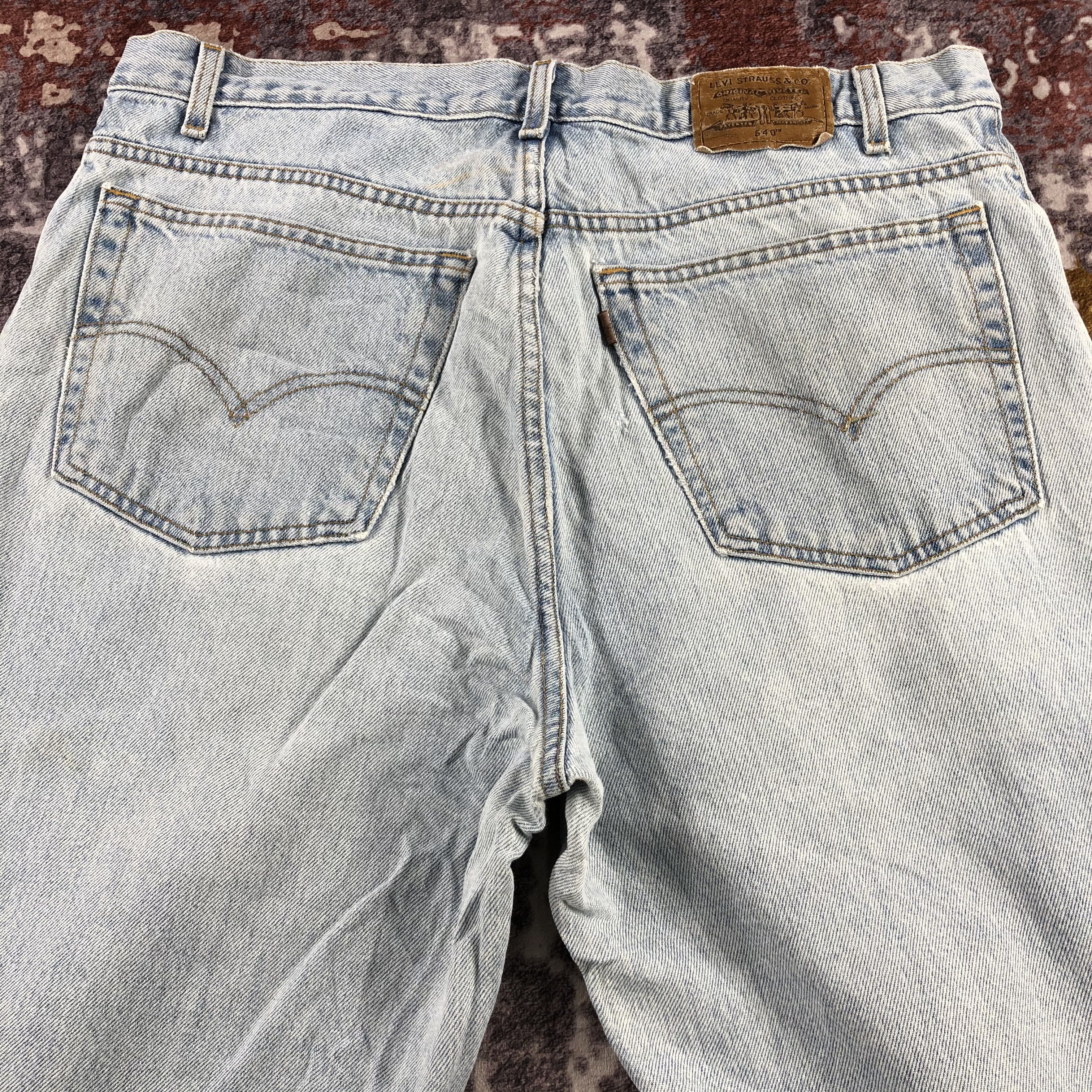 Levi's × Vintage 90s Vintage Light Wash Levis 540 Jeans-JM3096 Size US 37 - 5 Thumbnail