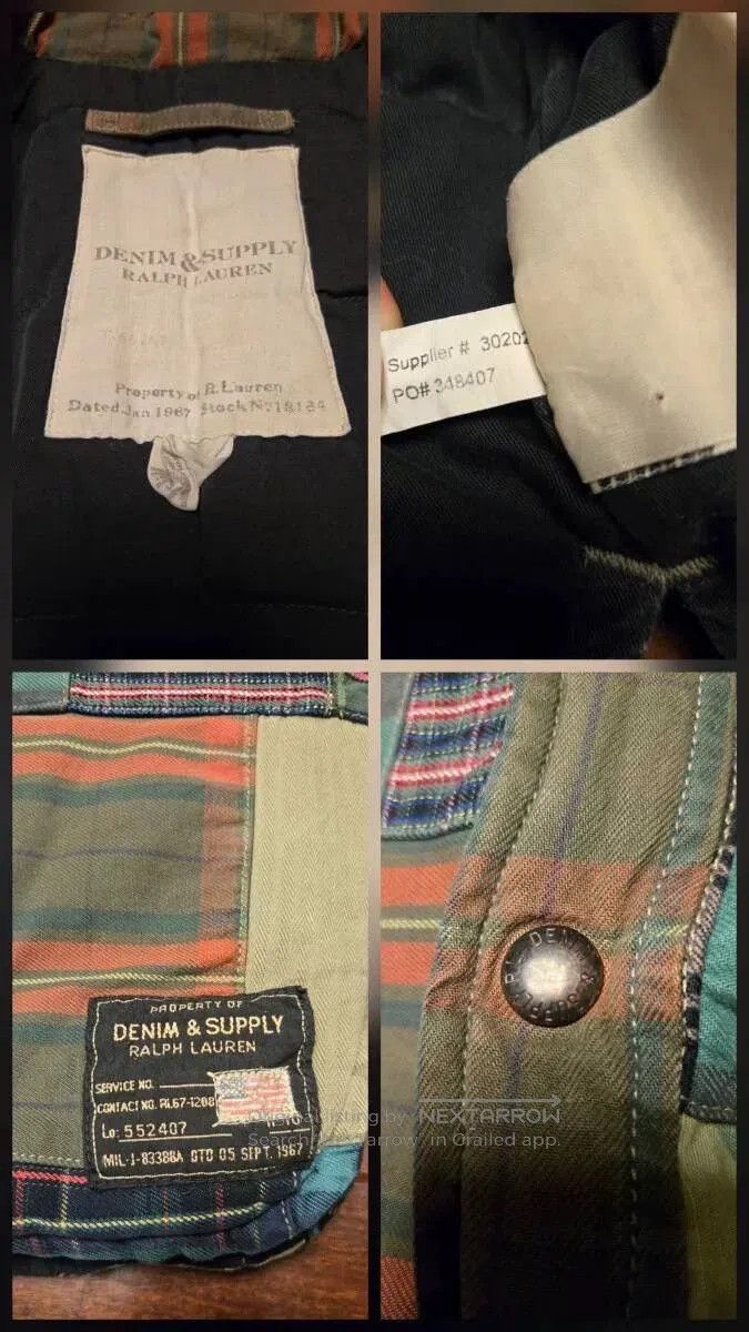 Denim & Supply Ralph Lauren Ralph Lauren RRL Denim Supply Cotton Coat. Size US S / EU 44-46 / 1 - 4 Thumbnail