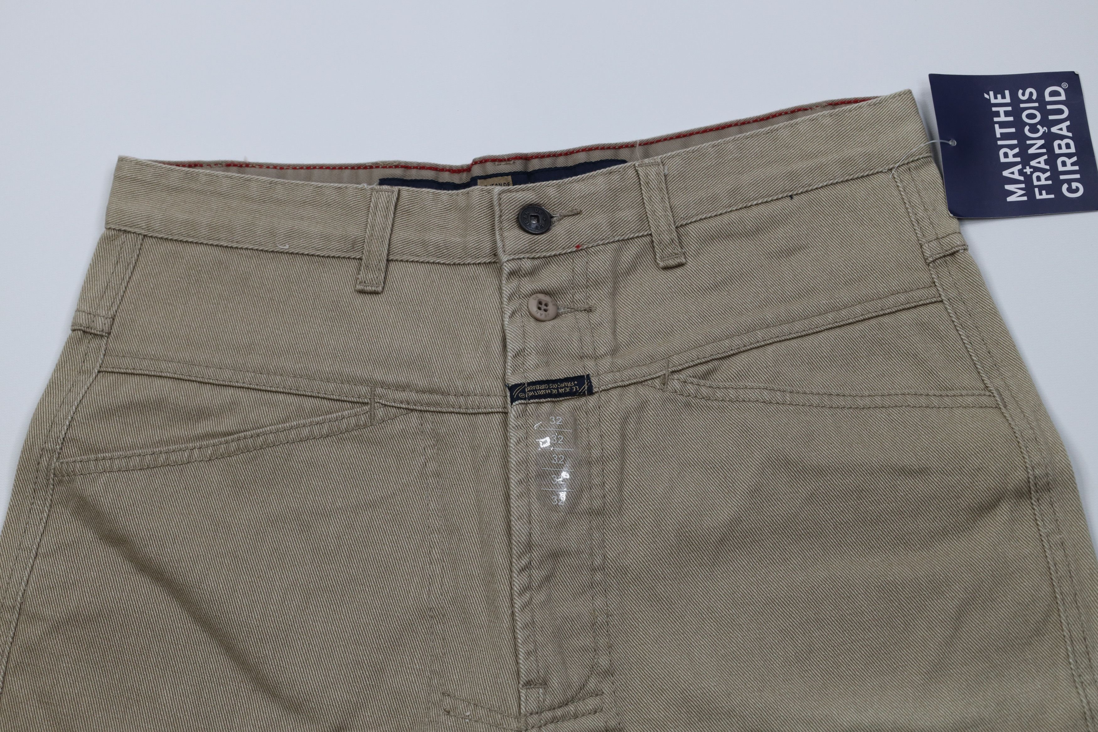 Marithe + Francois Girbaud Deadstock Vintage 90s Marithe Francois Girbaud Denim Shorts Size US 32 / EU 48 - 2 Thumbnail