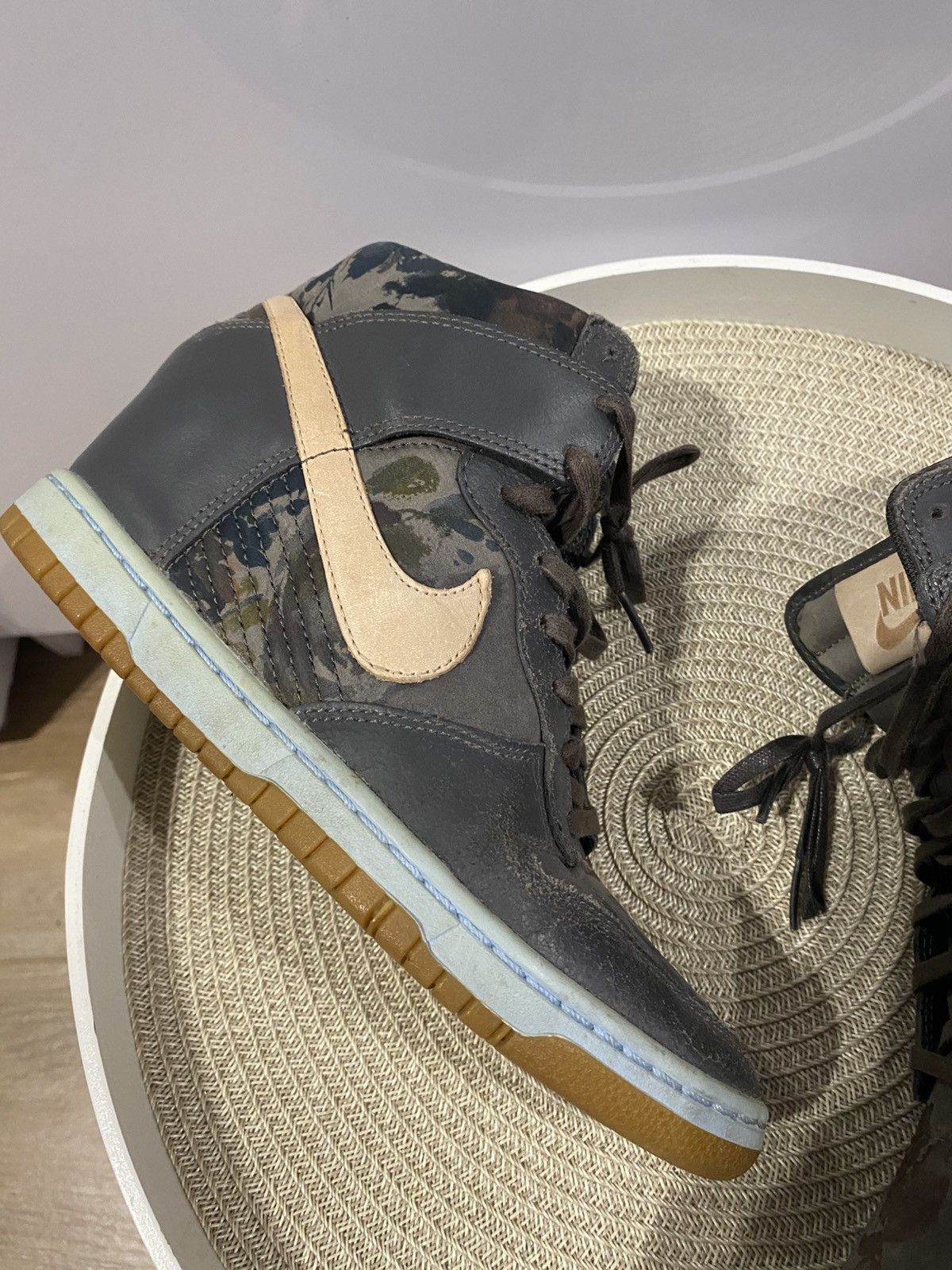 Nike Nike Liberty Camo Isabel Marant Style Wedge Sneakers 2012 Size US 8.5 / IT 38.5 - 2 Thumbnail