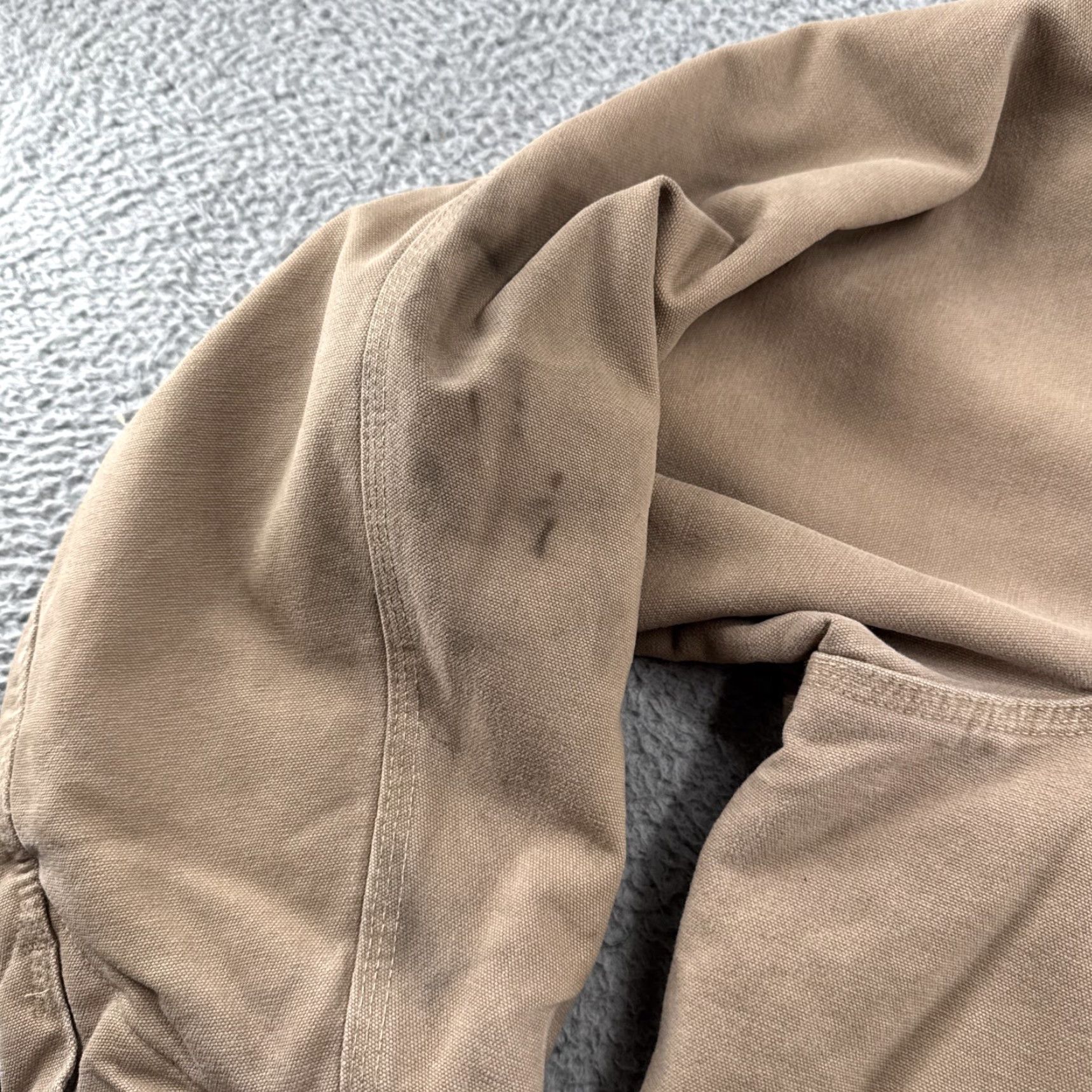 Carhartt VTG Carhartt Detroit Jacket Men’s 3XL Tall J97 SDL Saddle Beige Blanket Lined Size US XXL / EU 58 / 5 - 6 Thumbnail