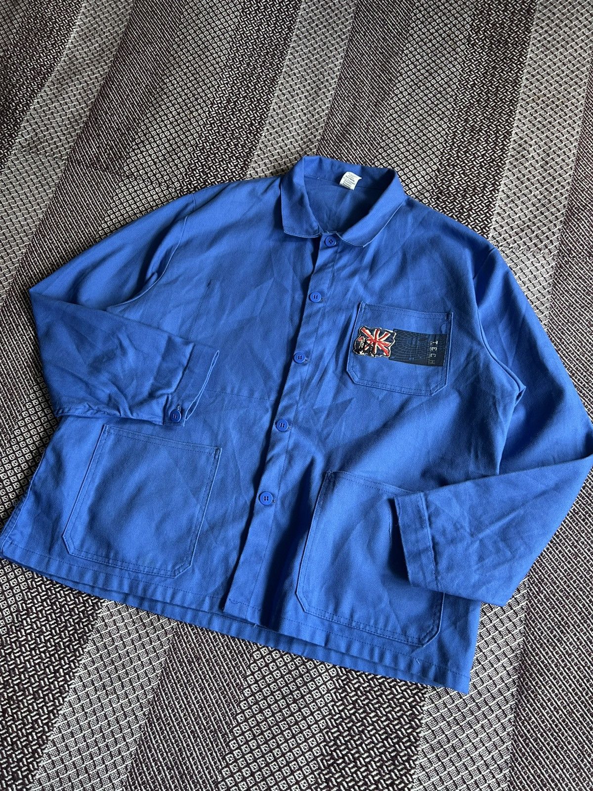 Vintage Vintage Workers Jacket Distressed 80-90s Streetwear Style Size US L / EU 52-54 / 3 - 8 Thumbnail