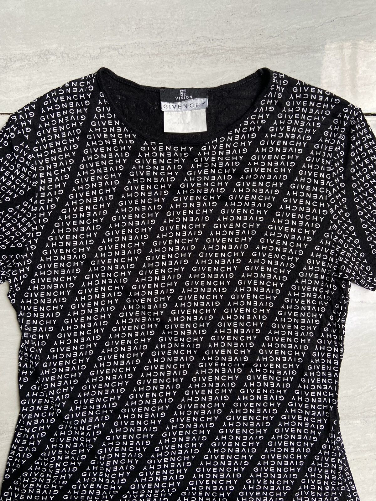 Givenchy GIVENCHY Black Motive T-shirt Size US XS / EU 42 / 0 - 8 Thumbnail
