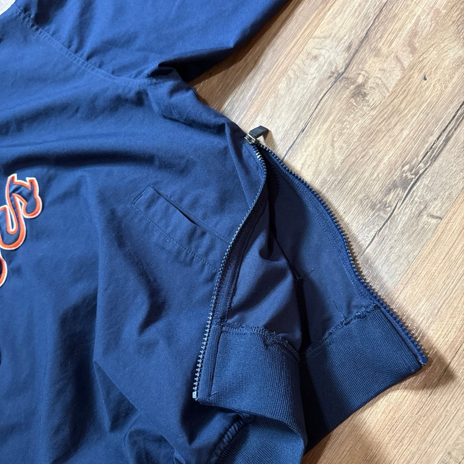 Nike Y2K Nike Team MLB Detroit Tigers Center Swoosh Windbreaker Size US L / EU 52-54 / 3 - 6 Thumbnail