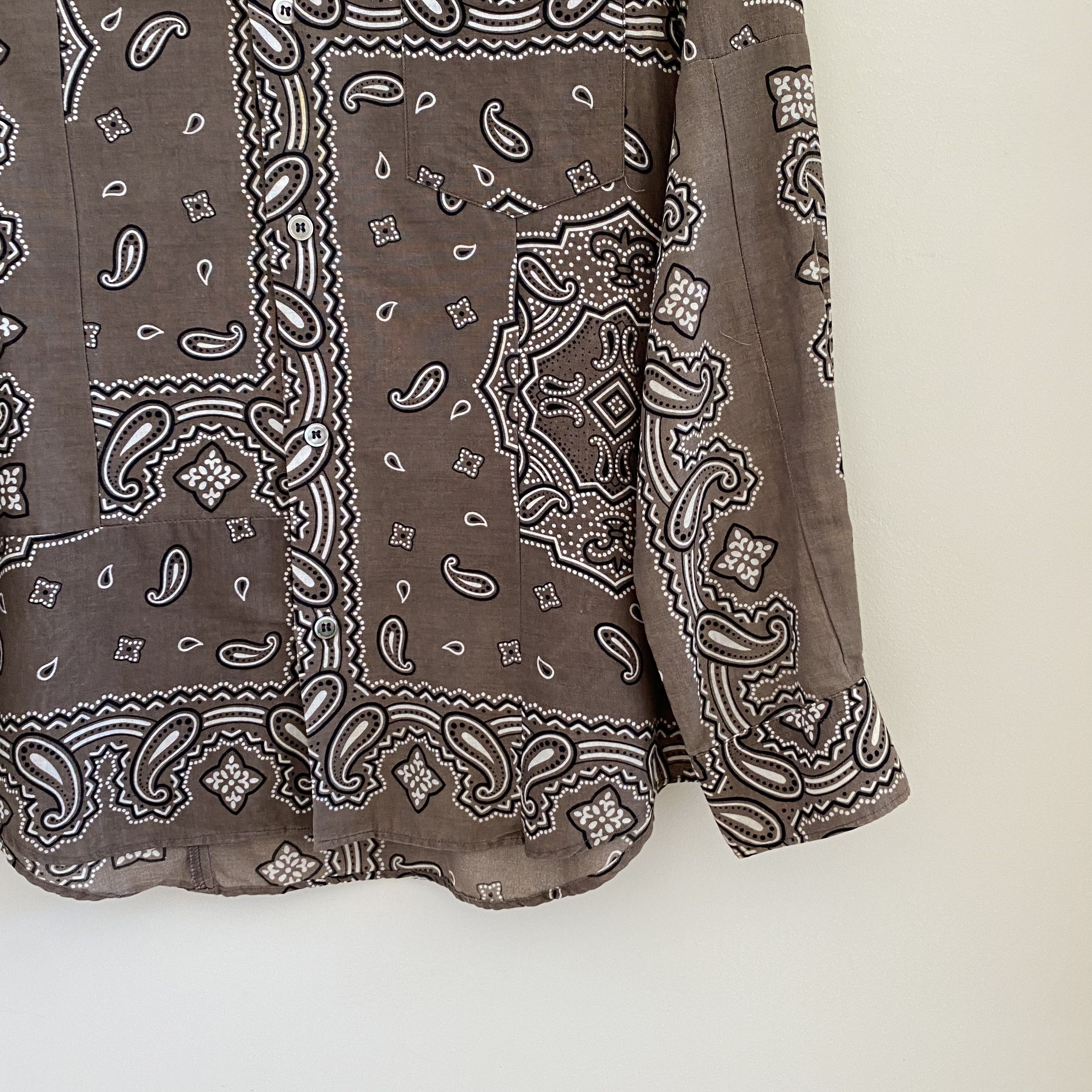 Junya Watanabe Comme des Garcons Junya Watanabe Man 2003 Paisley Shirt Size US M / EU 48-50 / 2 - 5 Thumbnail