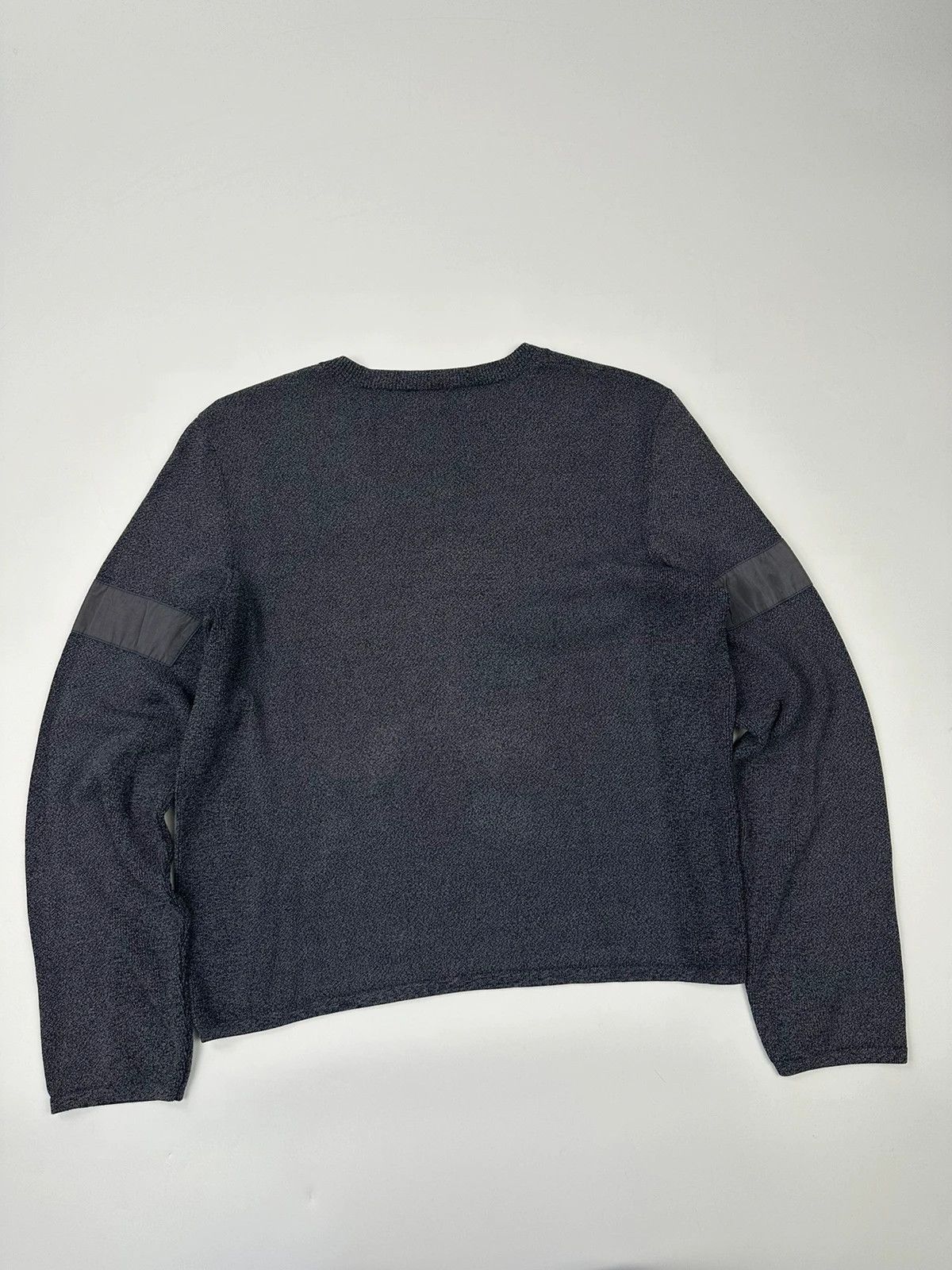 Prada Prada Sport SS2000 Heavy Nylon Grey Heathered Knit Sweater Size US M / EU 48-50 / 2 - 3 Thumbnail