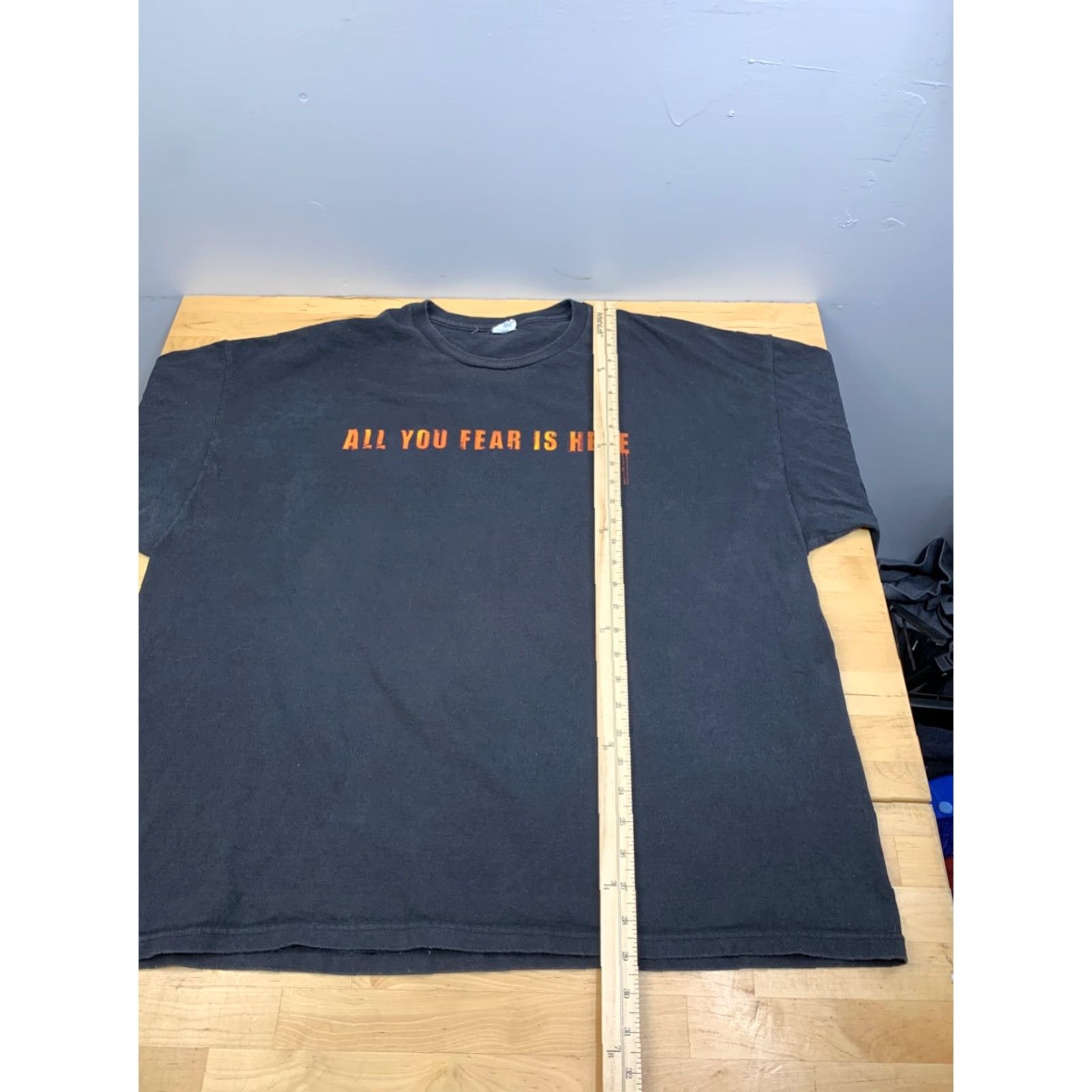 Delta VINTAGE Knotts Scary Farm Halloween Haunt Shirt Mens 2XL Black Horror 11887 Size US XXL / EU 58 / 5 - 6 Thumbnail