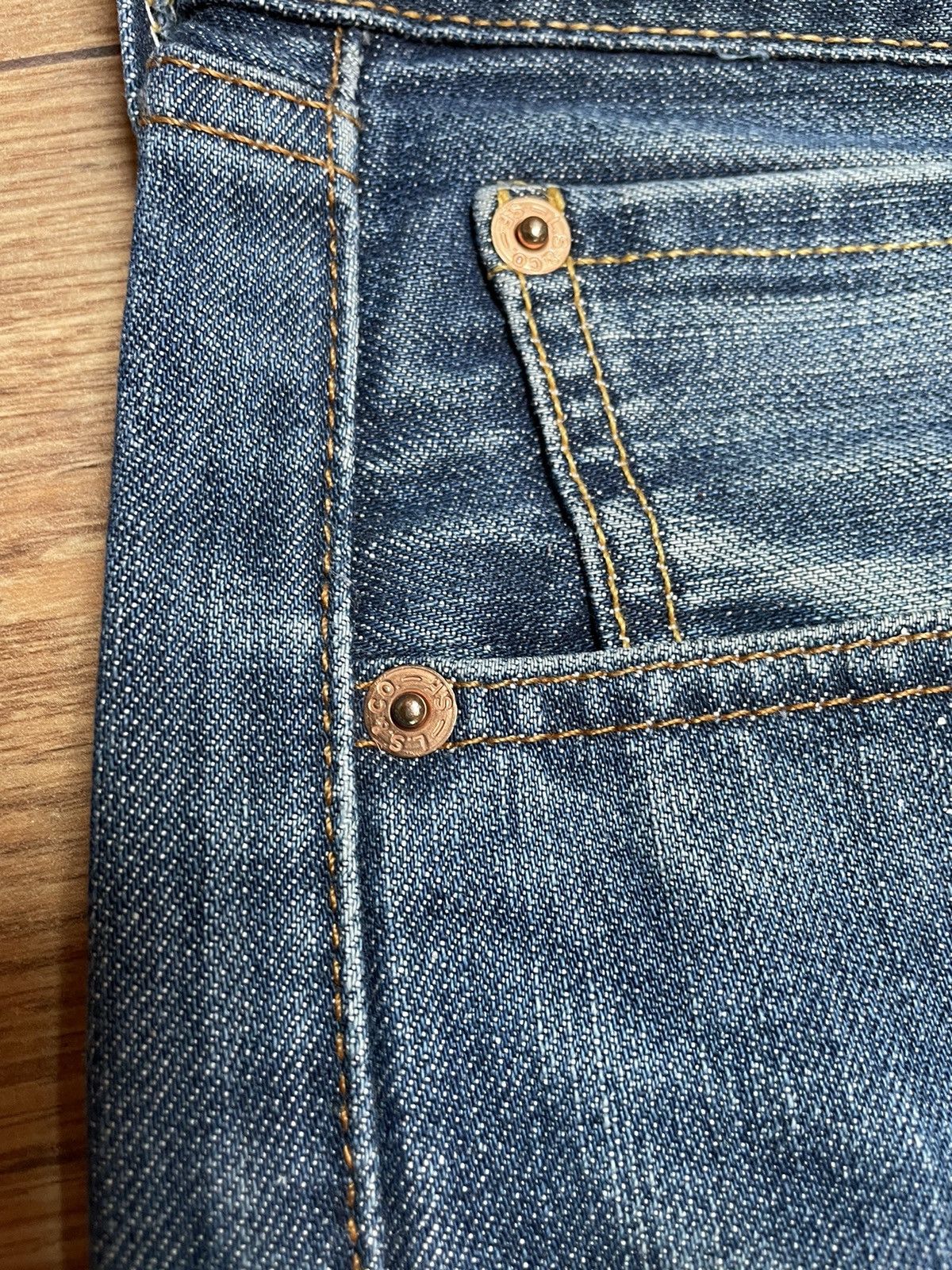 Levi's Stunning vintage Levi’s 501 blue jeans Size US 33 - 9 Thumbnail