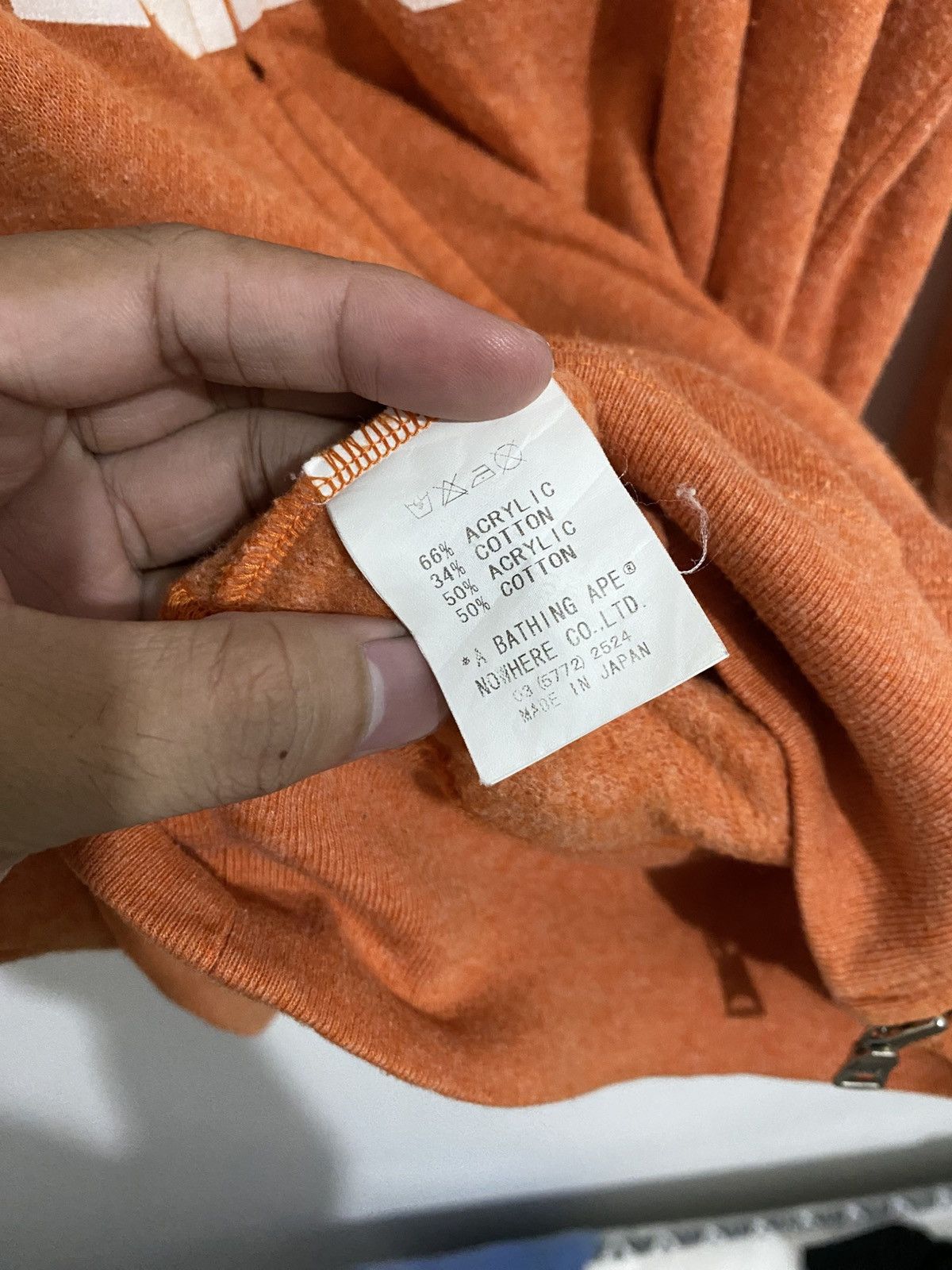 Bape Bape BabyMilo Orange Hoodie 2000s Size US L / EU 52-54 / 3 - 10 Thumbnail