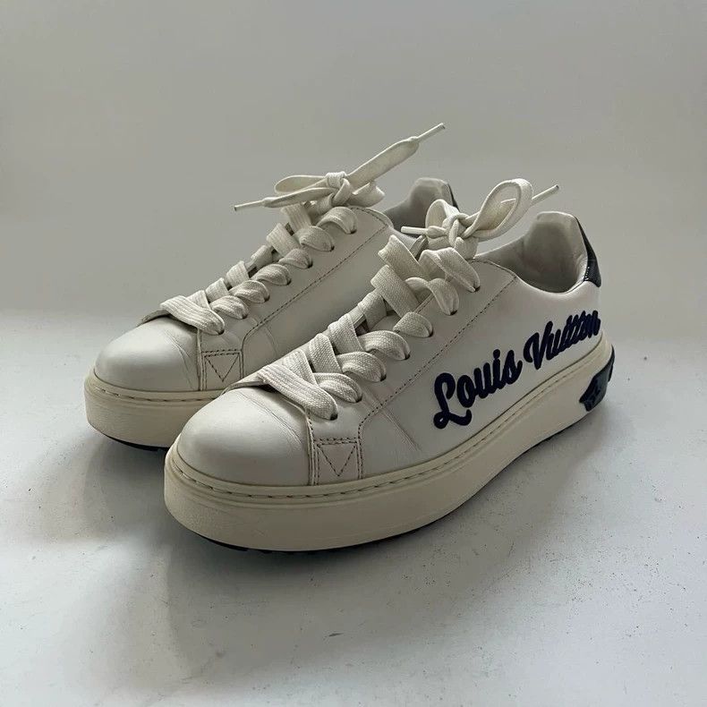 Louis Vuitton Louis Vuitton Time Out White Sneakers - dmc Size US 6.5 / EU 39-40 - 1 Thumbnail
