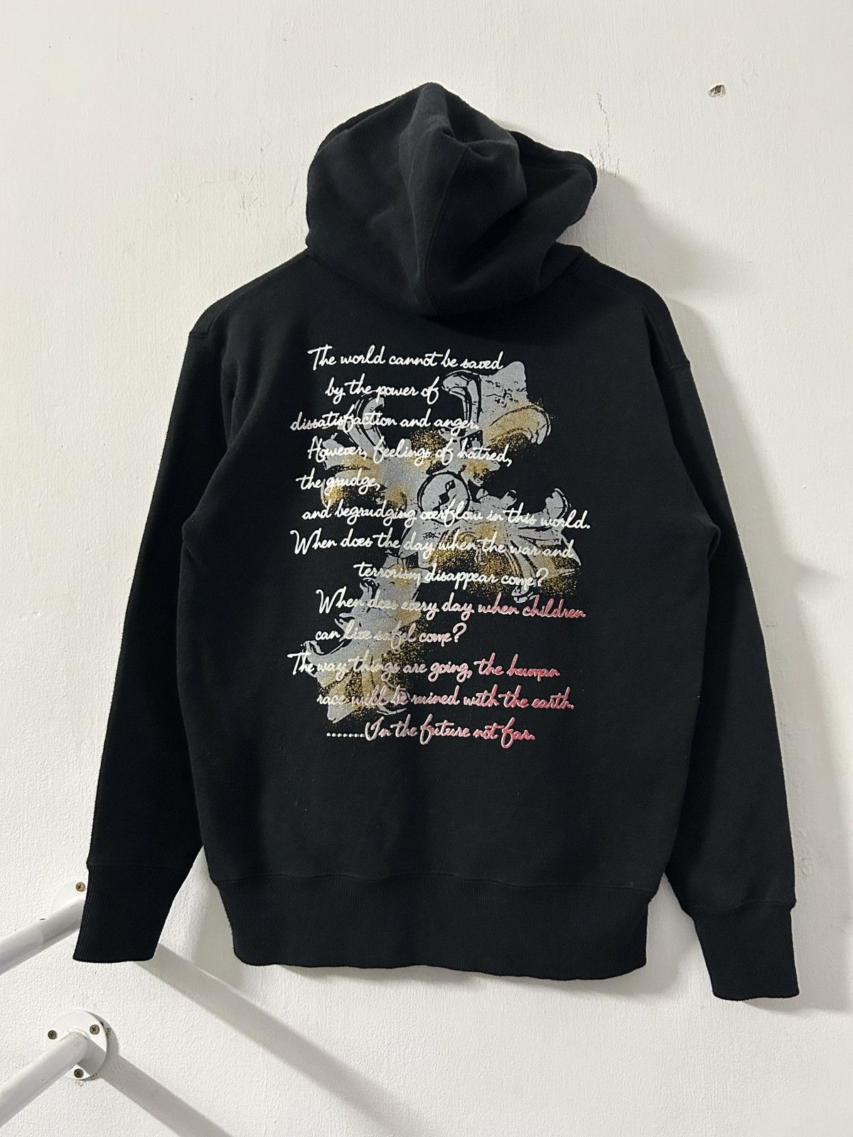 If Six Was Nine Unisex Hoodie Beaumere Cross Punk Poem Bondage Skull Design Size US M / EU 48-50 / 2 - 1 Thumbnail