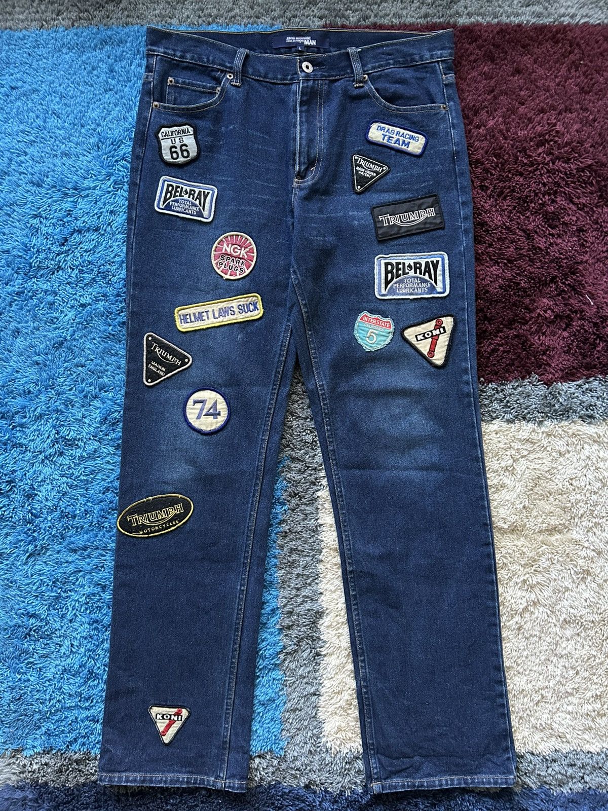 Comme des Garcons × Junya Watanabe AD2002 Motorcycle Biker Patch